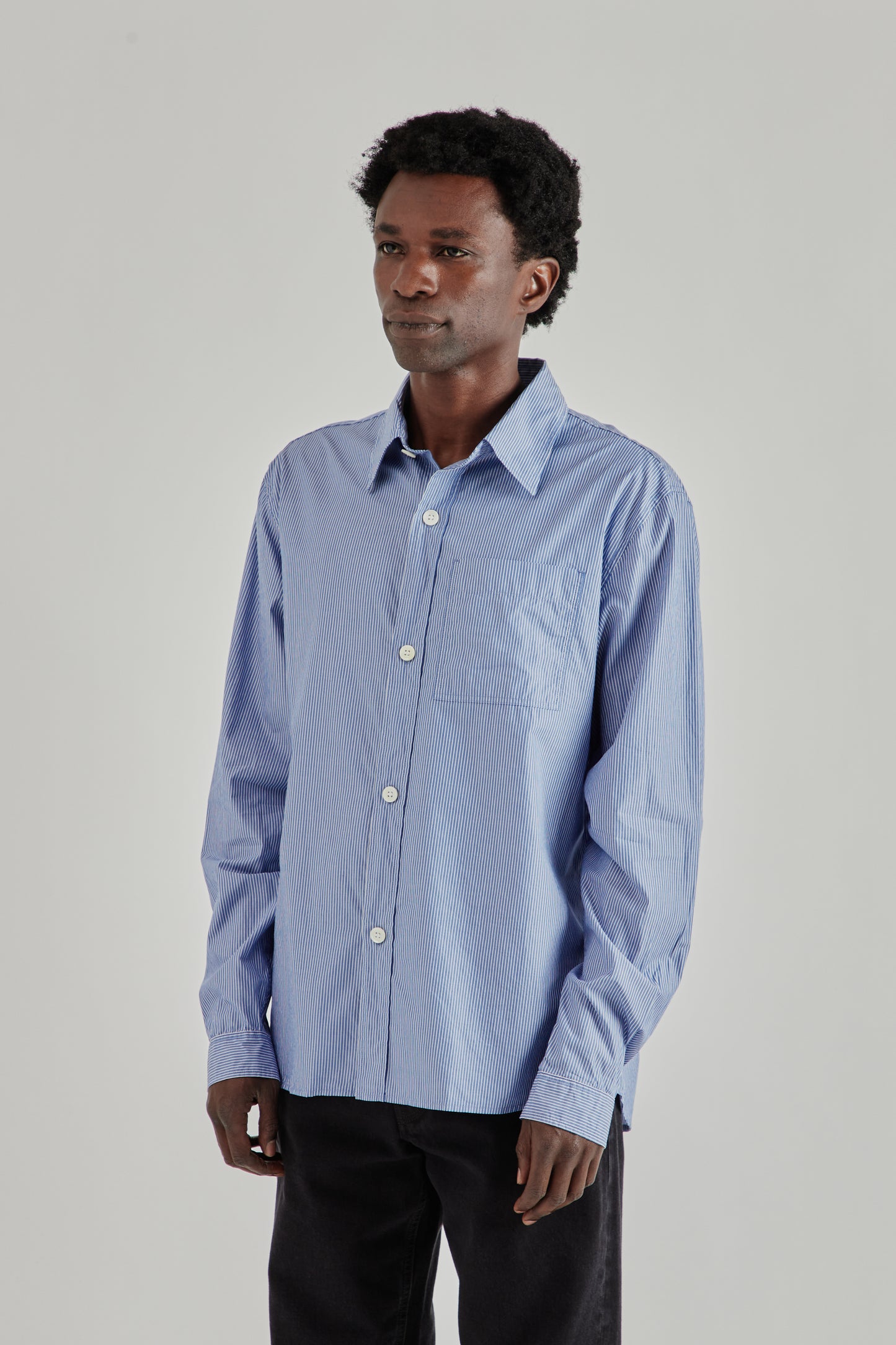 Another Shirt 4.0 - Blue/White Stripe