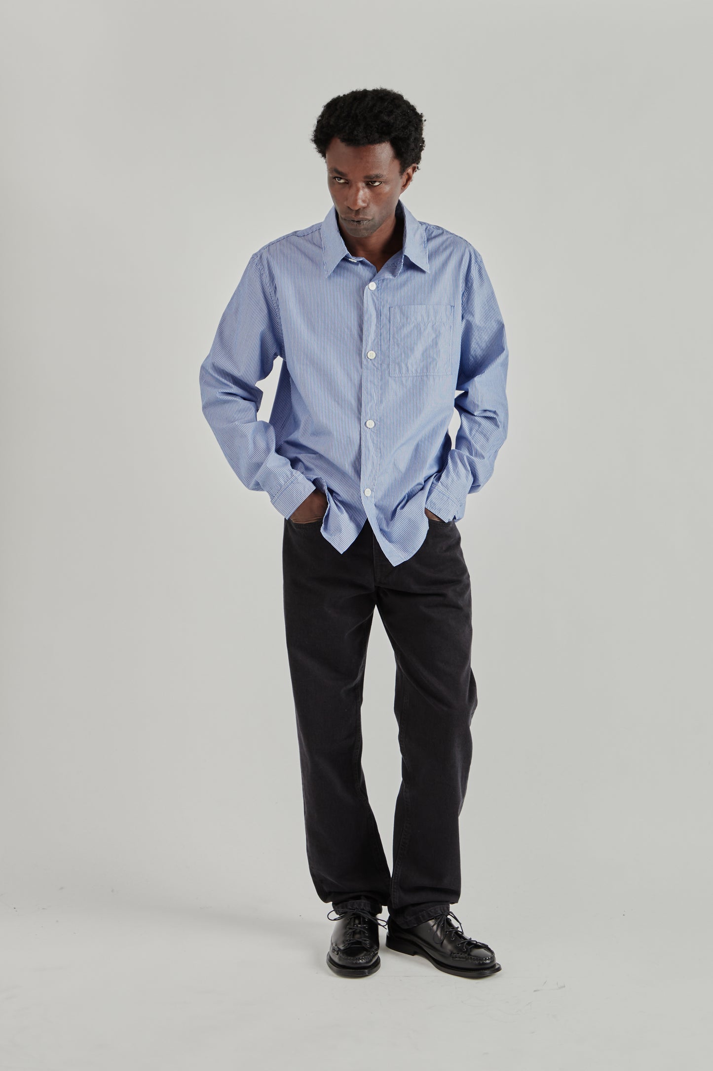 Another Shirt 4.0 - Blue/White Stripe