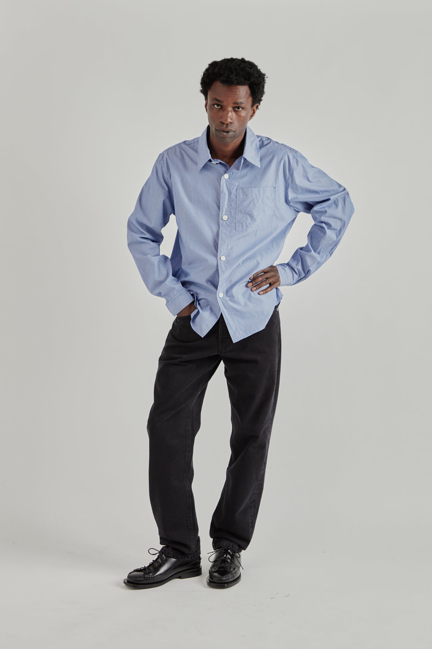 Another Shirt 4.0 - Blue/White Stripe