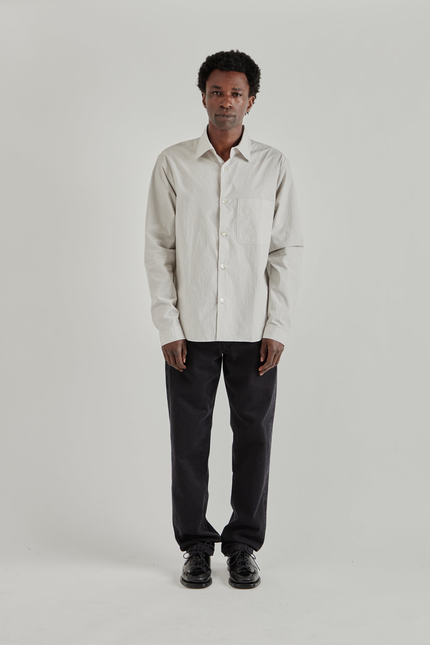 Another Shirt 4.0 JPN - Light Grey Stripe