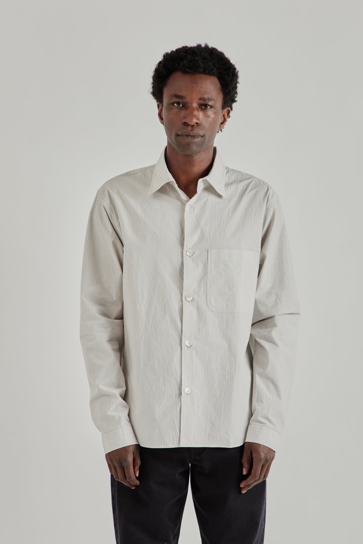 Another Shirt 4.0 JPN - Light Grey Stripe