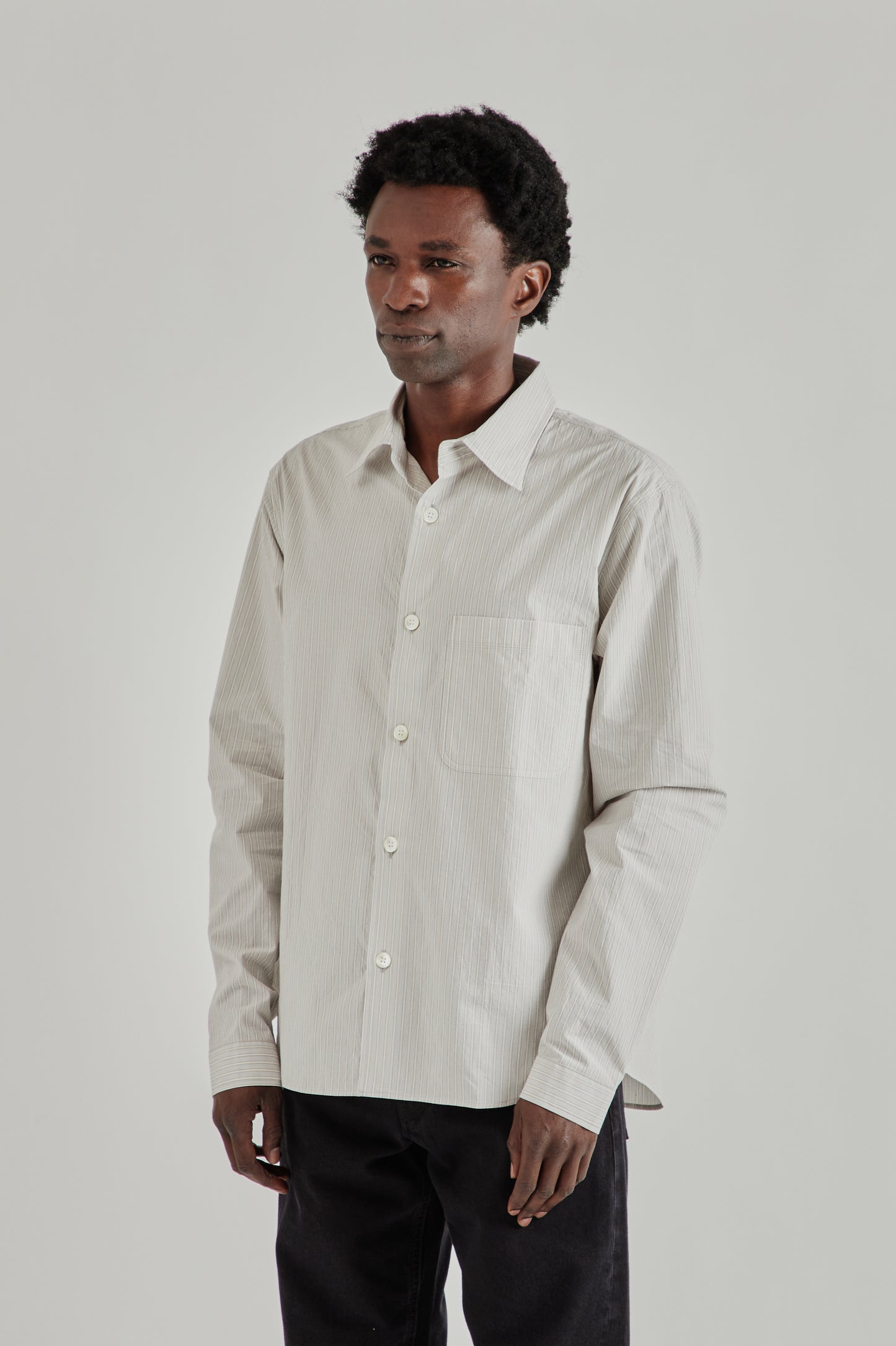 Another Shirt 4.0 JPN - Light Grey Stripe