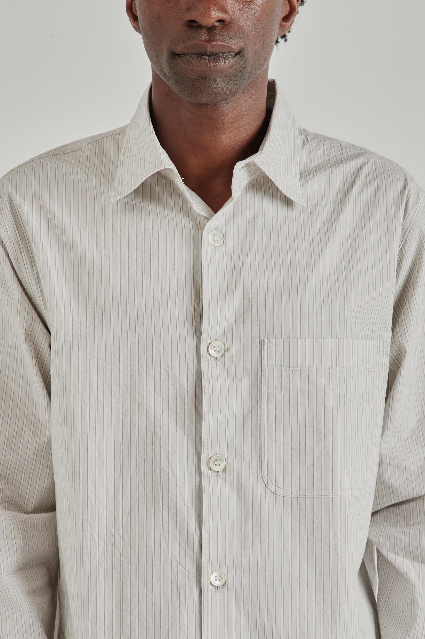 Another Shirt 4.0 JPN - Light Grey Stripe