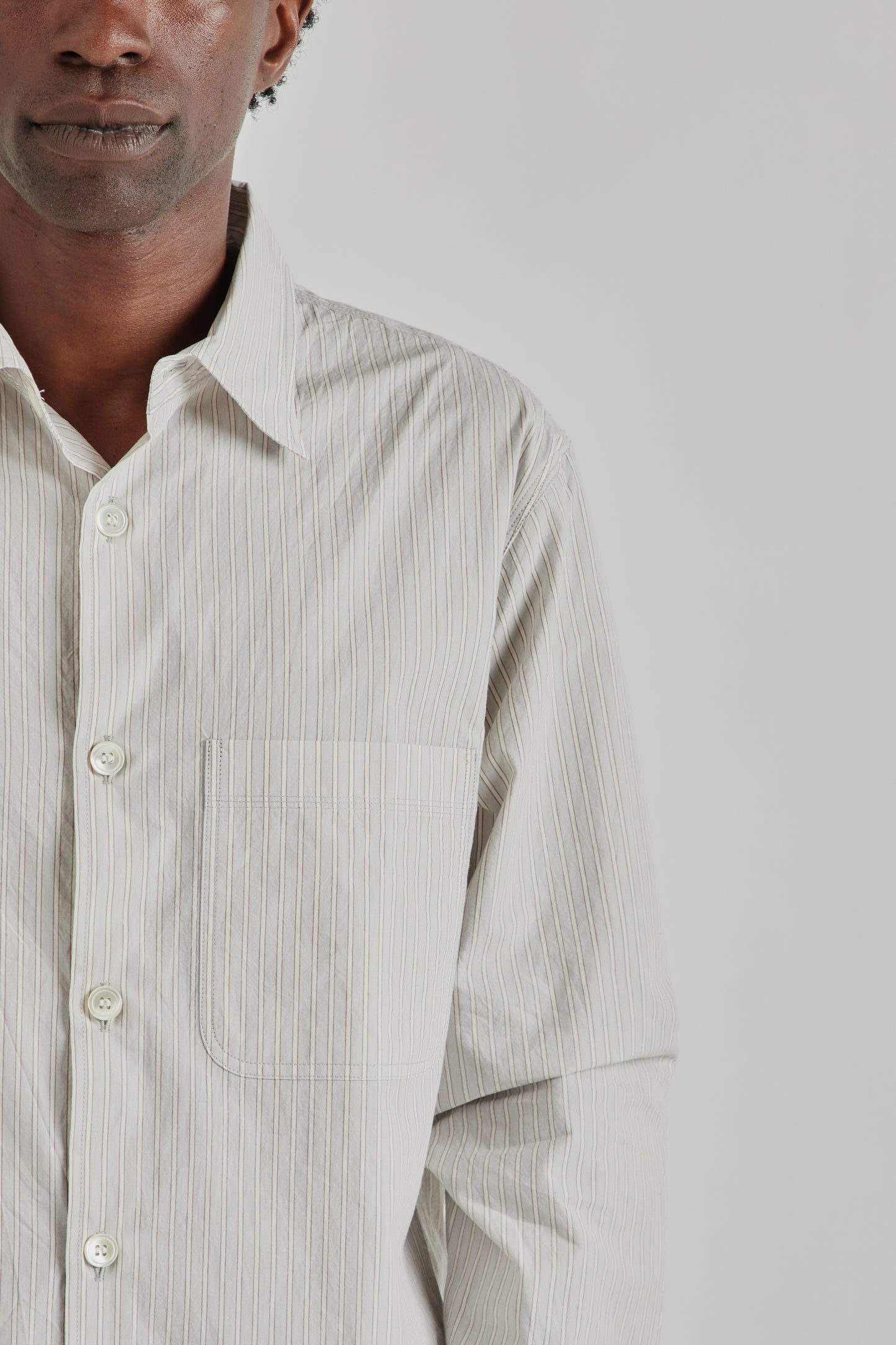 Another Shirt 4.0 JPN - Light Grey Stripe