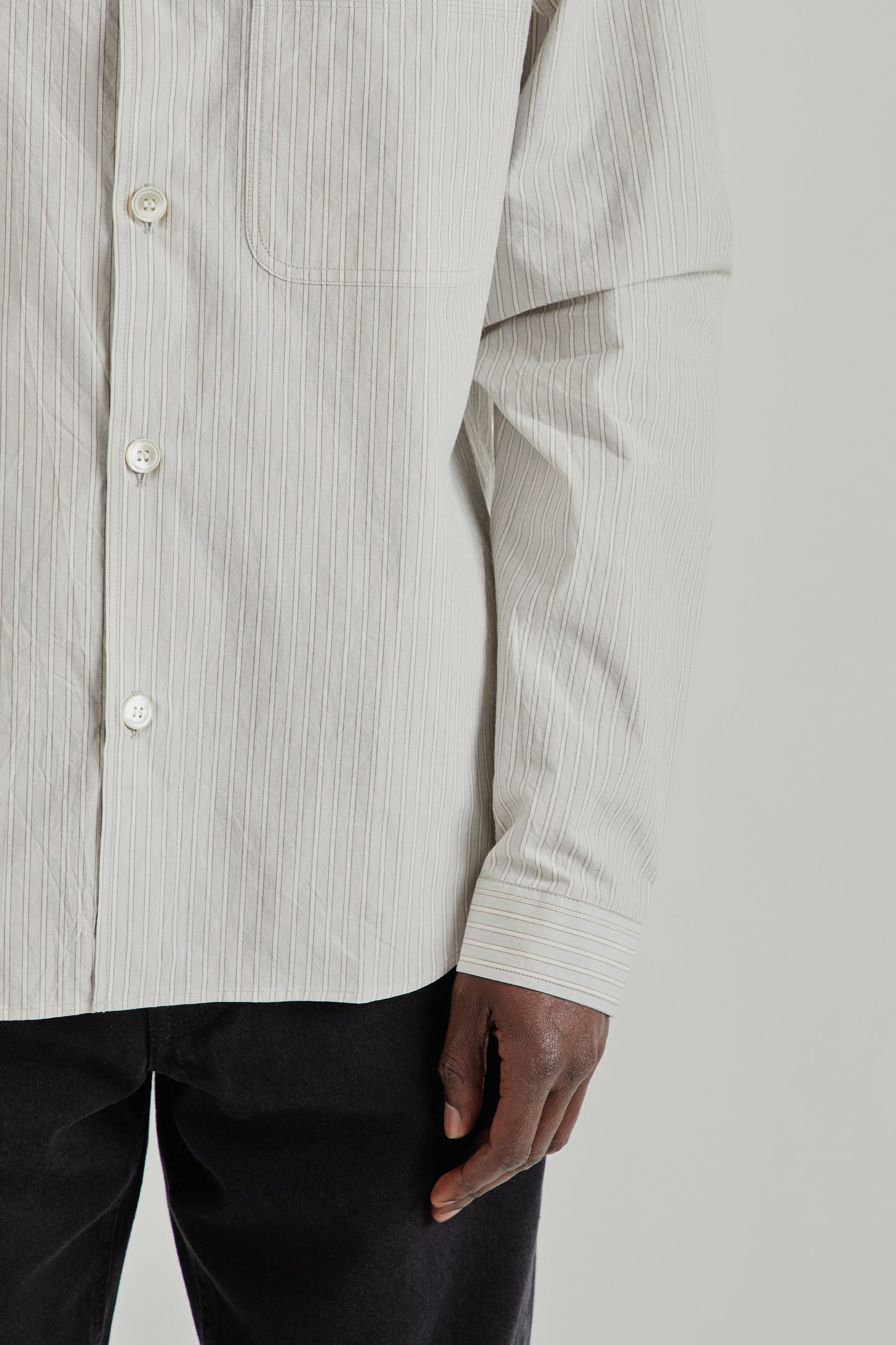 Another Shirt 4.0 JPN - Light Grey Stripe