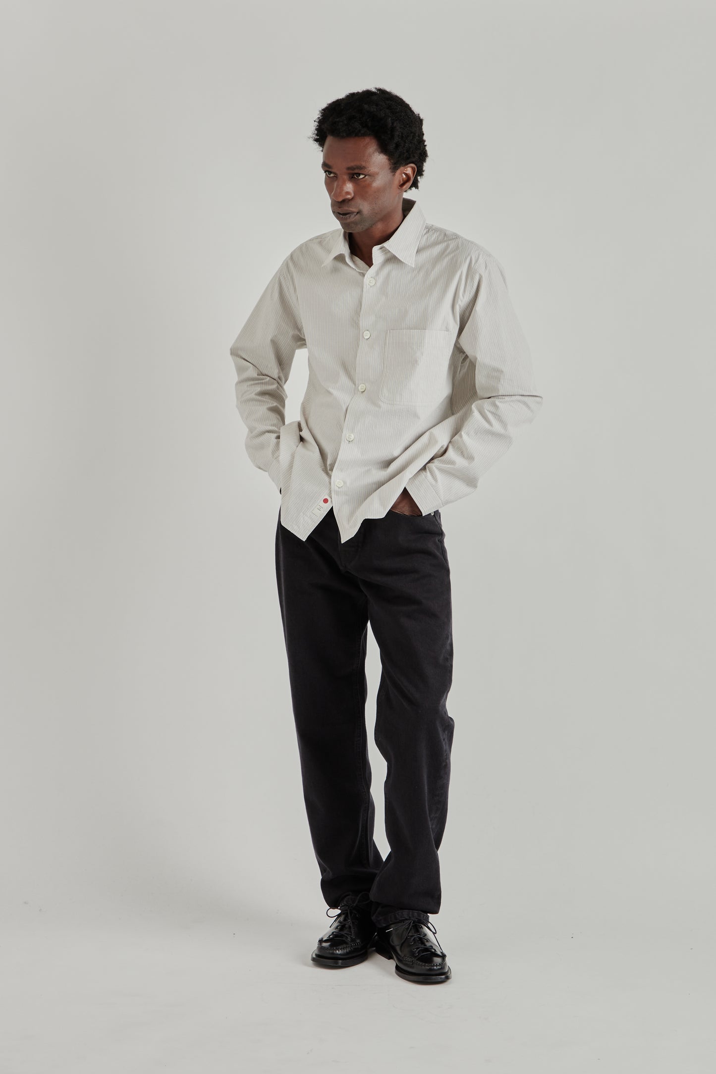 Another Shirt 4.0 JPN - Light Grey Stripe