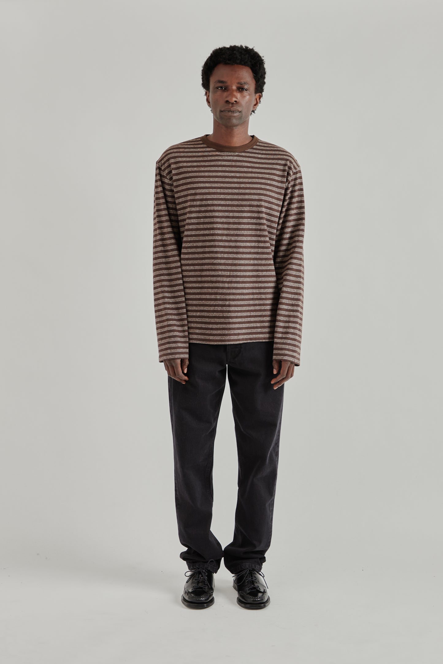 Another T-Shirt 3.0 JPN - Brown/Ecru Stripe