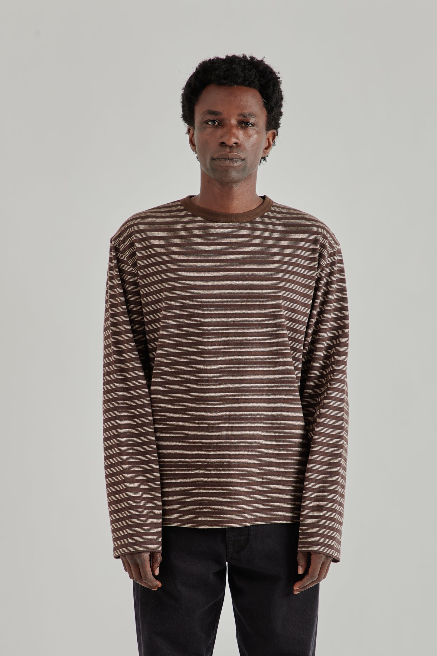 Another T-Shirt 3.0 JPN - Brown/Ecru Stripe