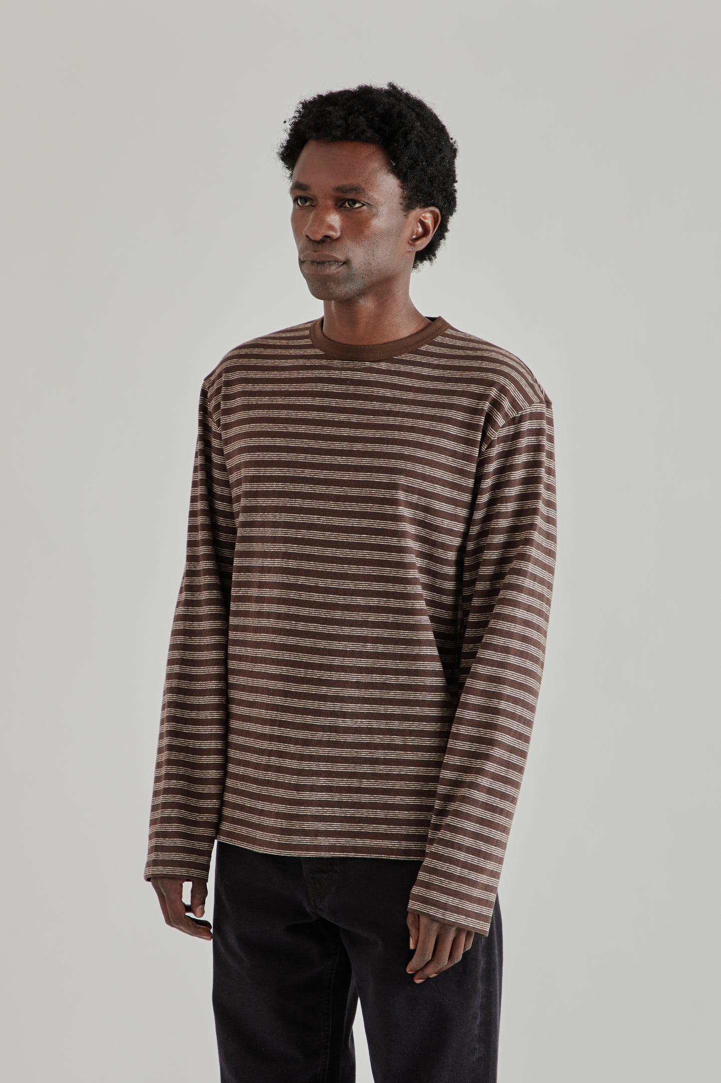 Another T-Shirt 3.0 JPN - Brown/Ecru Stripe