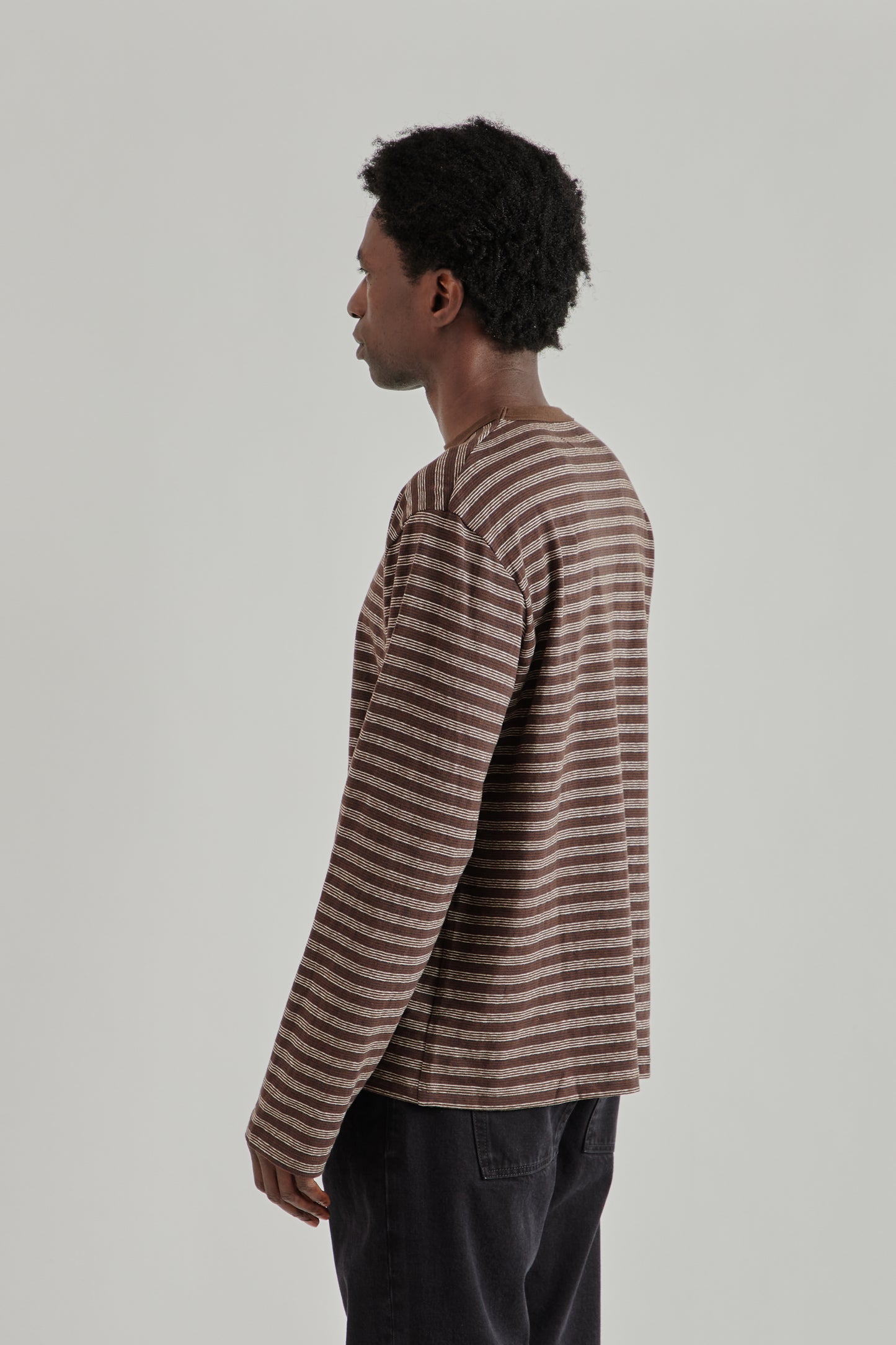 Another T-Shirt 3.0 JPN - Brown/Ecru Stripe