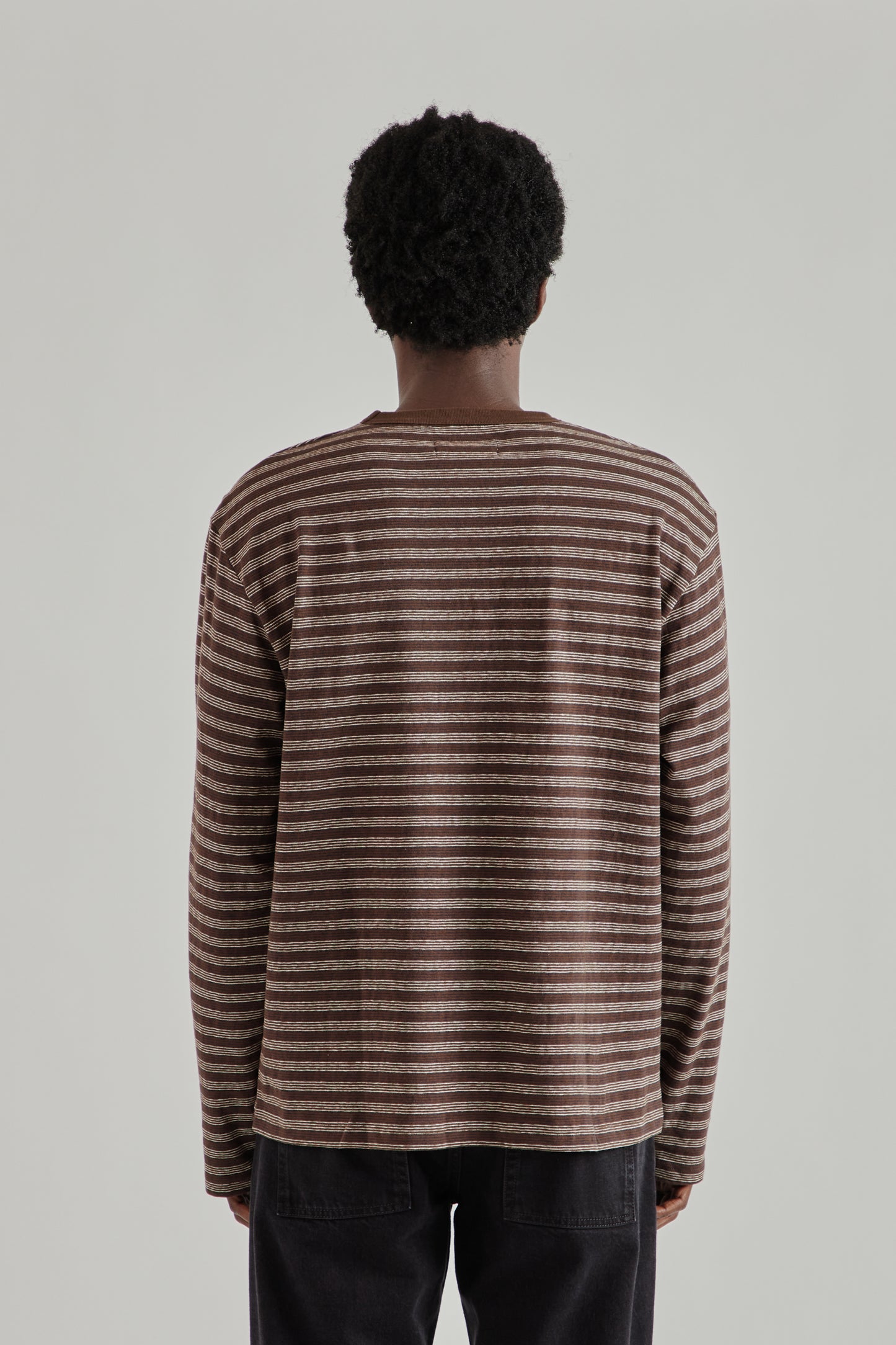 Another T-Shirt 3.0 JPN - Brown/Ecru Stripe