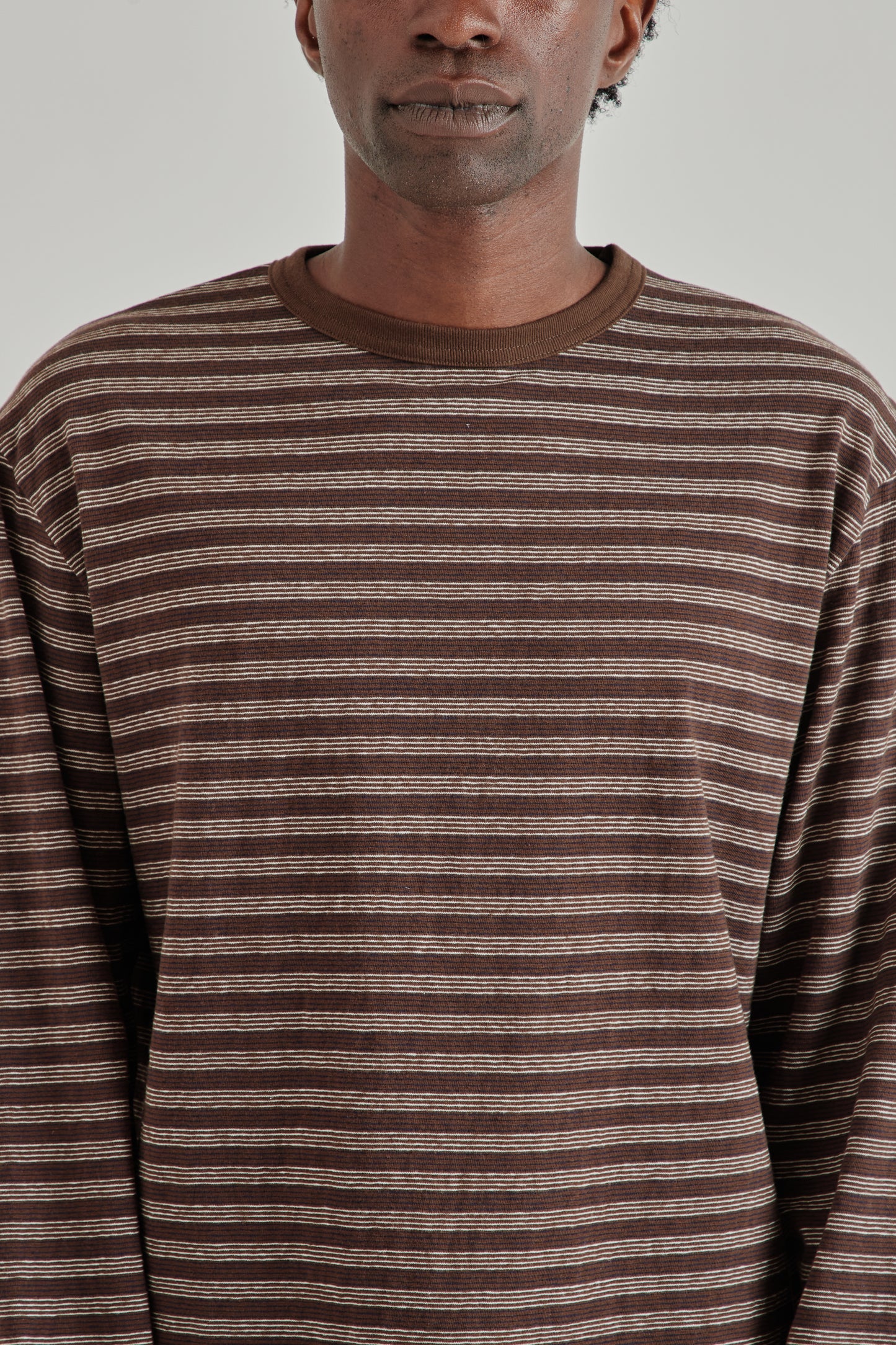 Another T-Shirt 3.0 JPN - Brown/Ecru Stripe