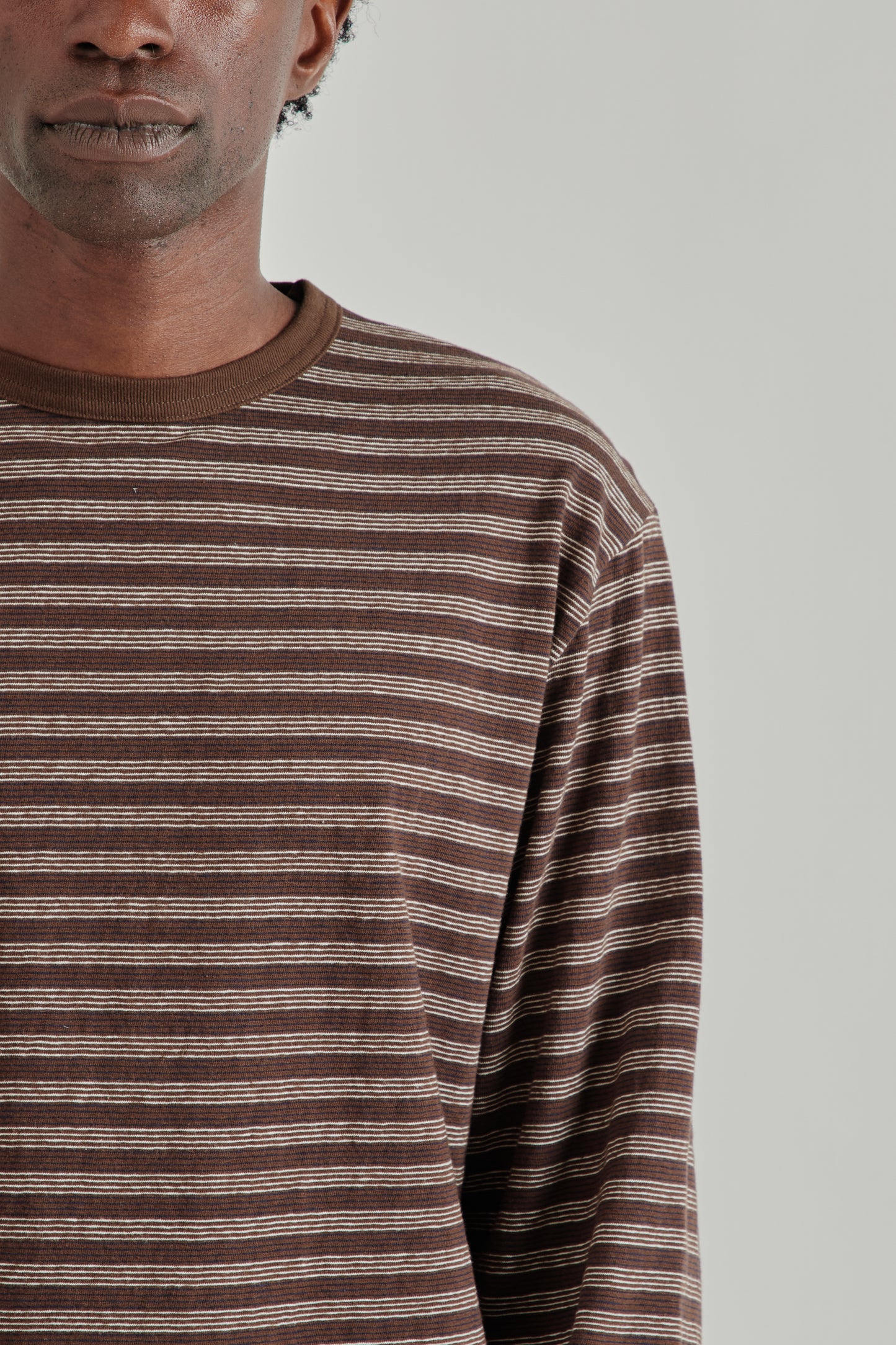 Another T-Shirt 3.0 JPN - Brown/Ecru Stripe