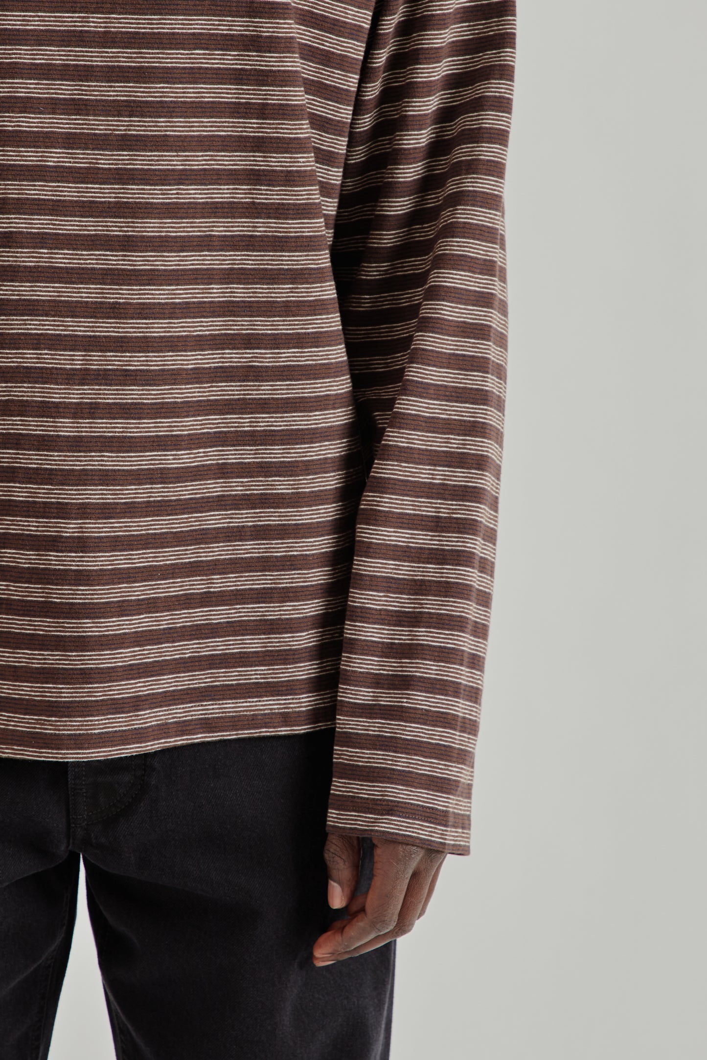 Another T-Shirt 3.0 JPN - Brown/Ecru Stripe