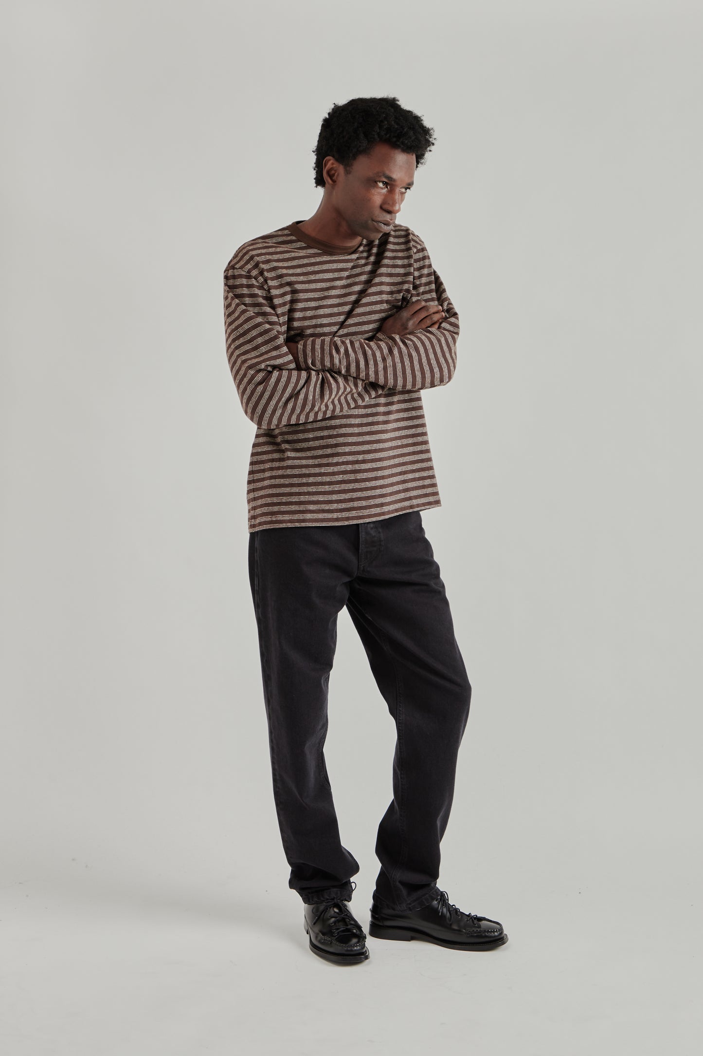 Another T-Shirt 3.0 JPN - Brown/Ecru Stripe