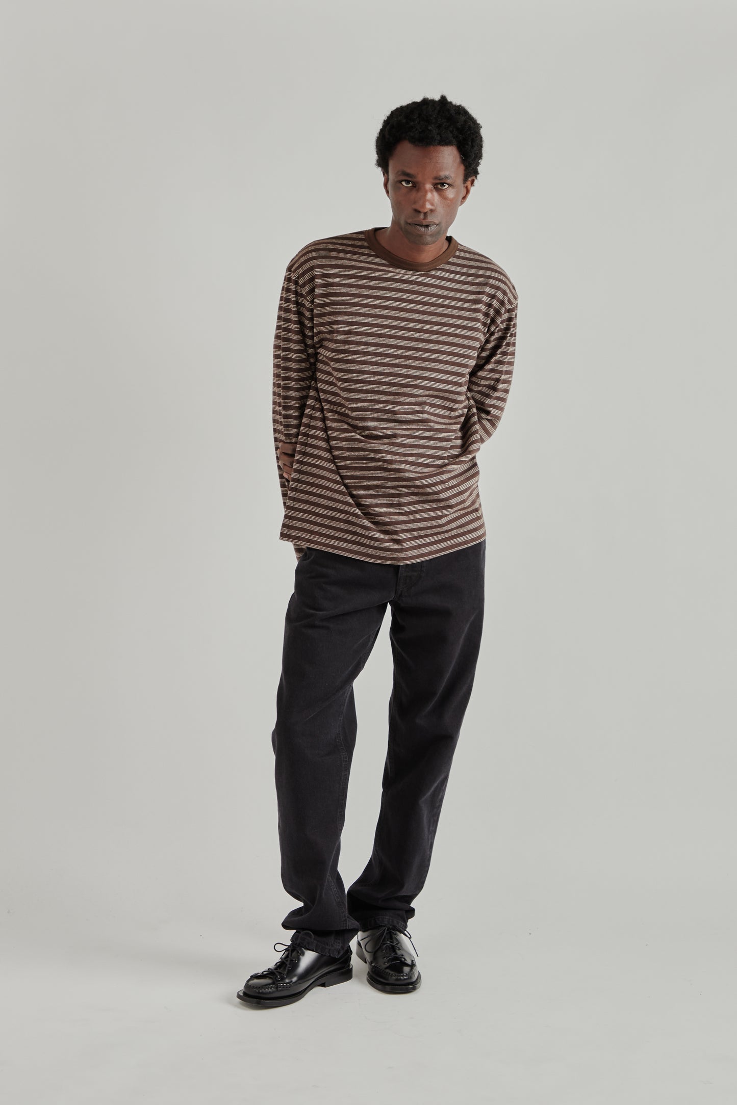 Another T-Shirt 3.0 JPN - Brown/Ecru Stripe
