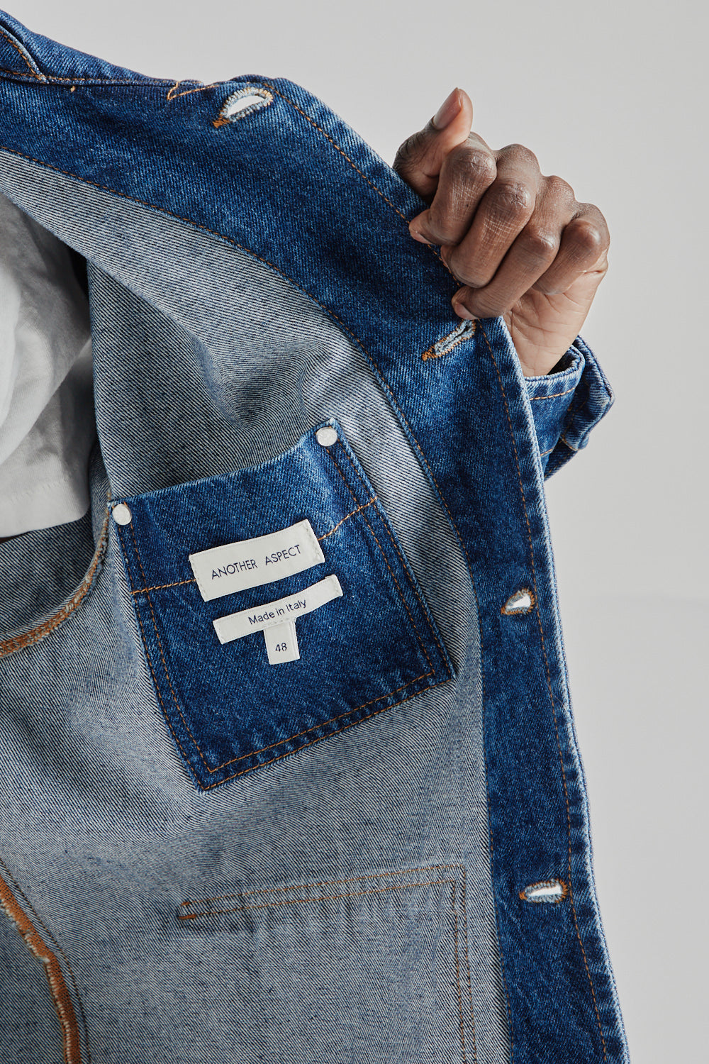 Another Aspect SS25 Another Denim Jacket 1.0 Used Blue 12