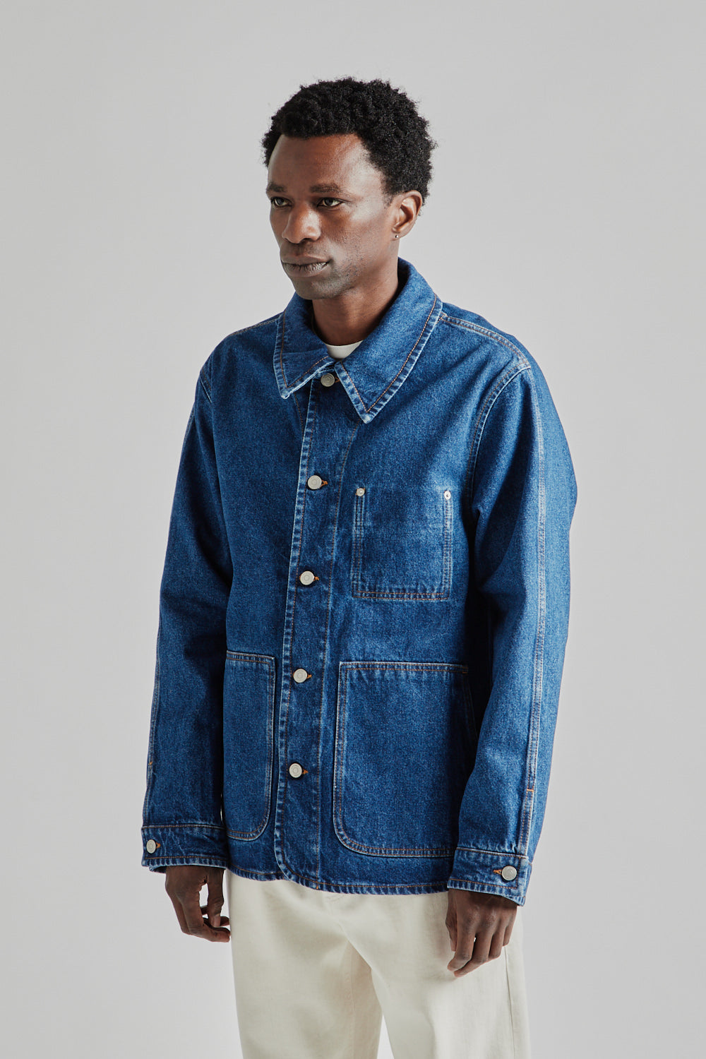 Another Aspect SS25 Another Denim Jacket 1.0 Used Blue 3