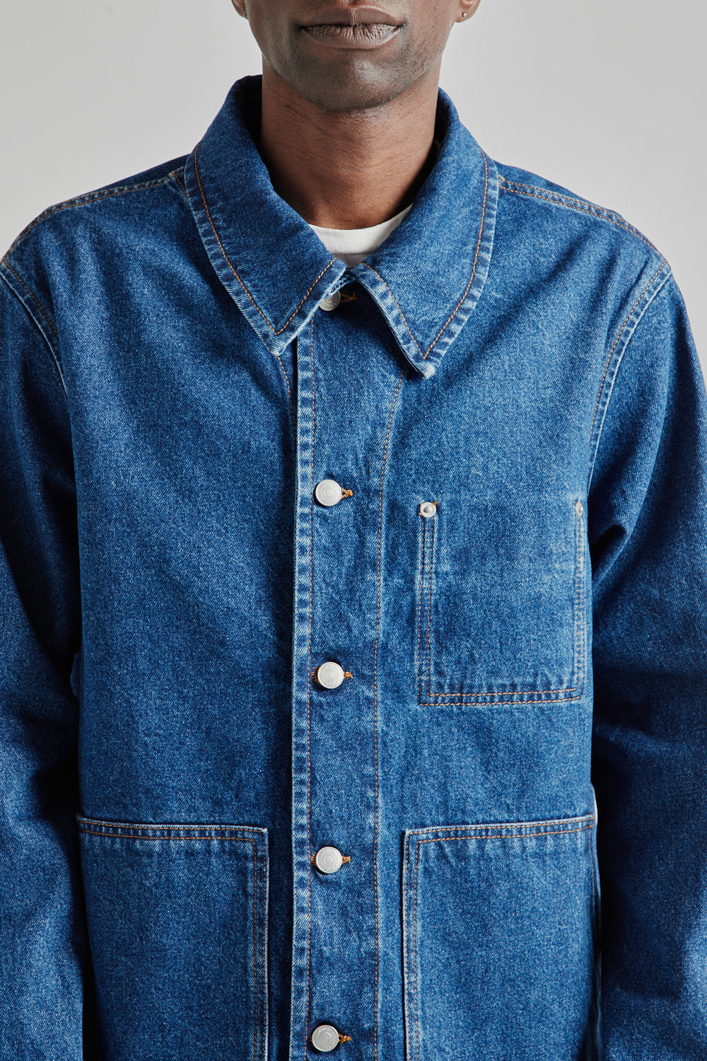 Another Aspect SS25 Another Denim Jacket 1.0 Used Blue 7