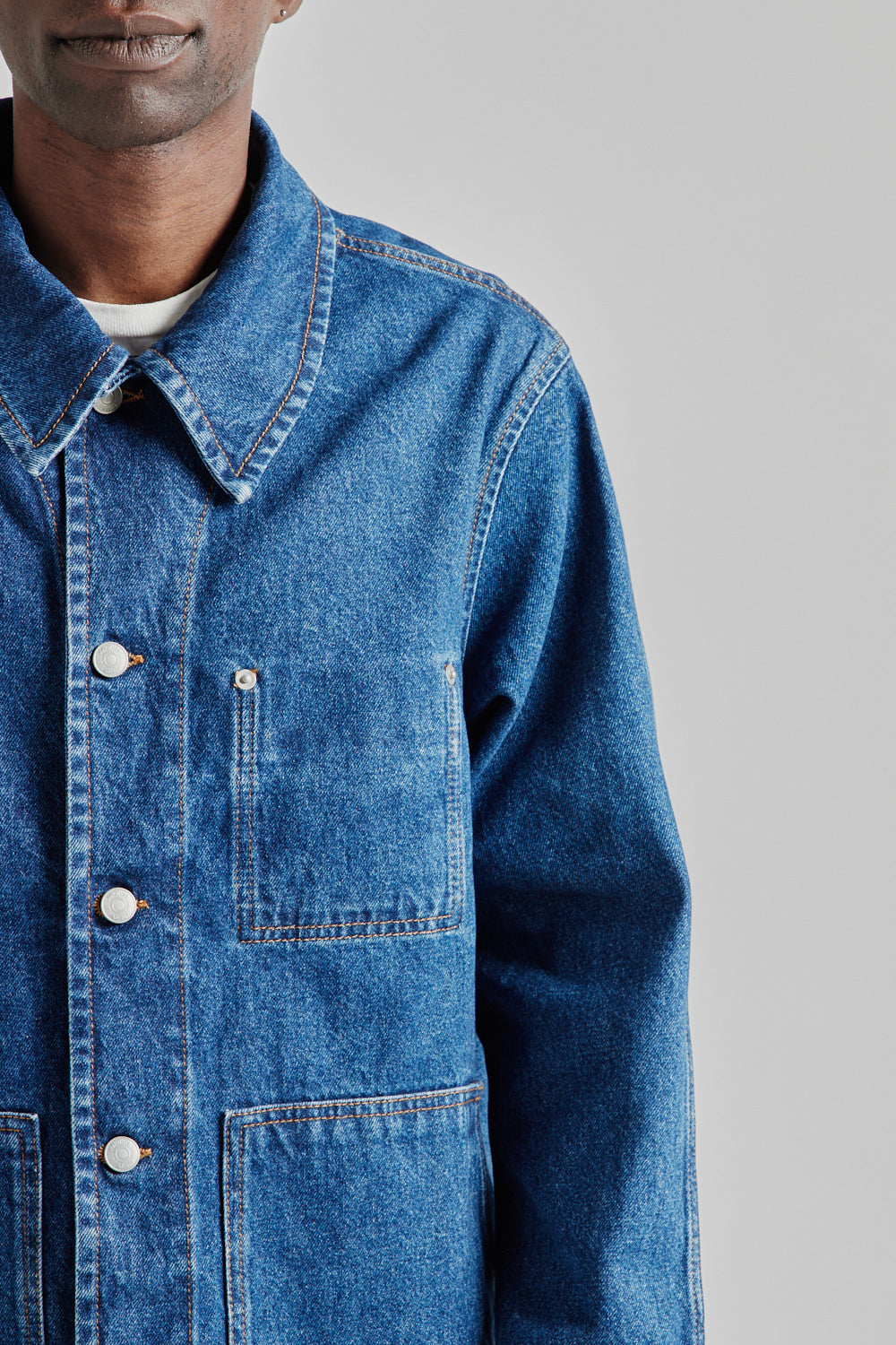 Another Aspect SS25 Another Denim Jacket 1.0 Used Blue 8