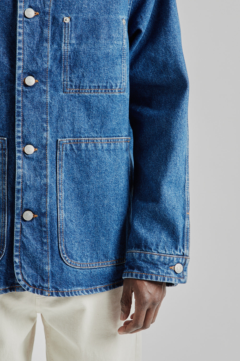 Another Aspect SS25 Another Denim Jacket 1.0 Used Blue 9