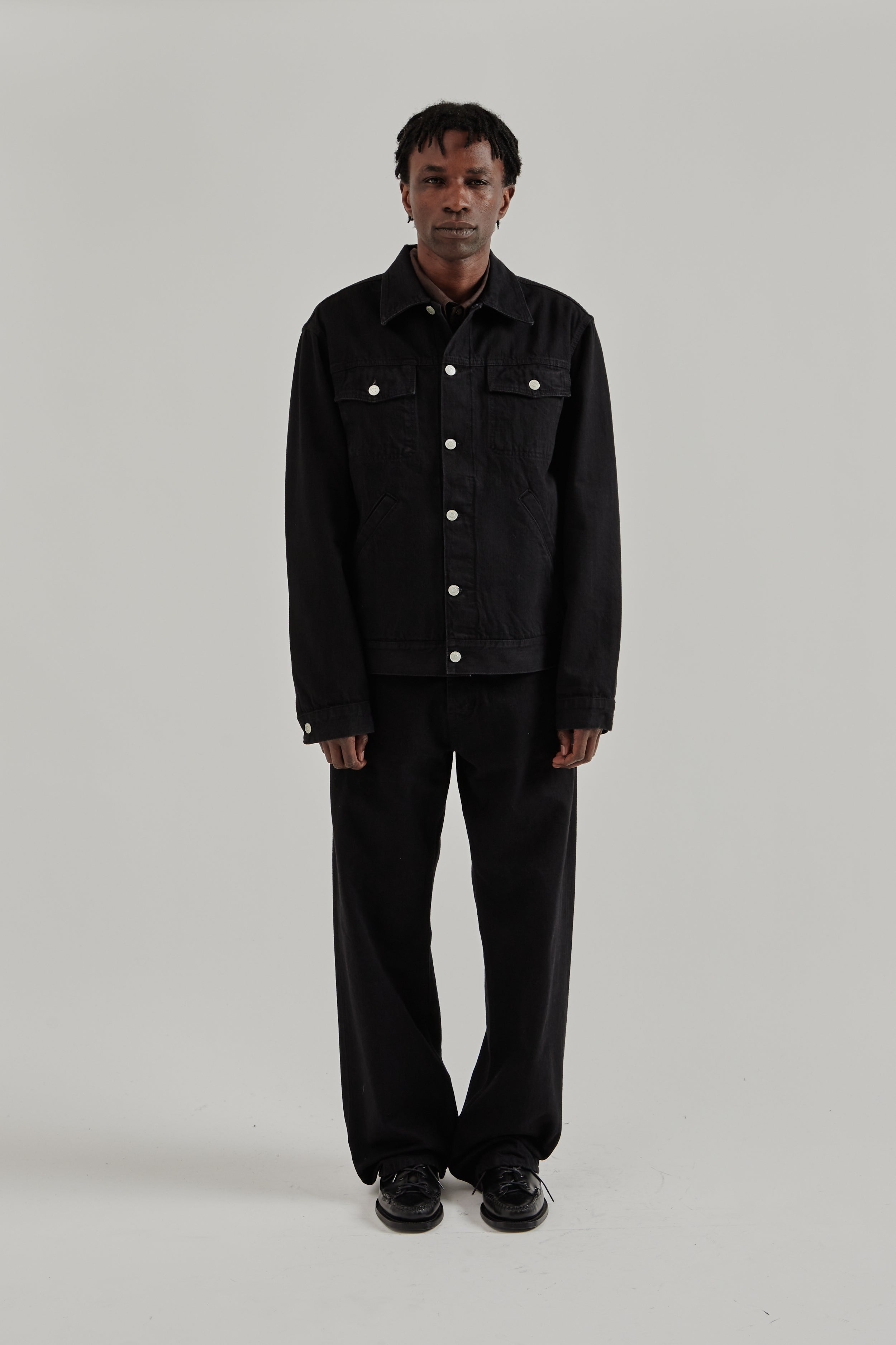 Another Aspect Another Denim Jacket 2.0 - Black | Wallace