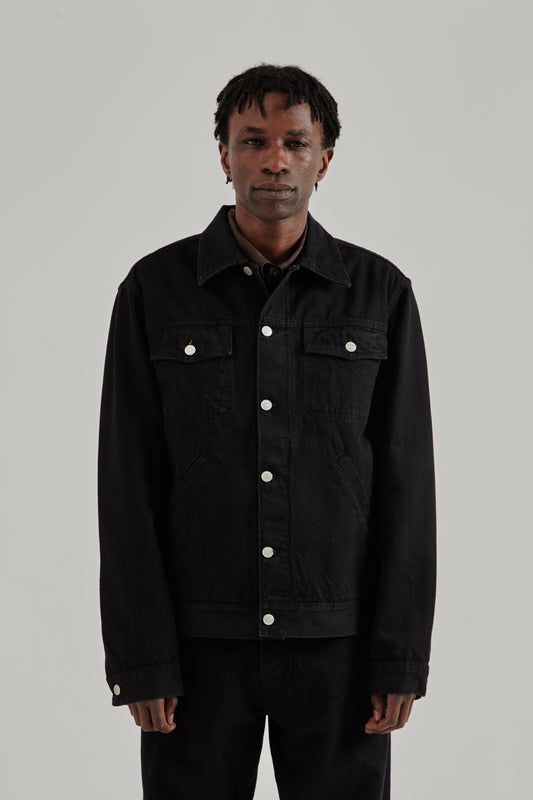 Another Aspect SS26 Another Denim Jacket 2.0 Black1405