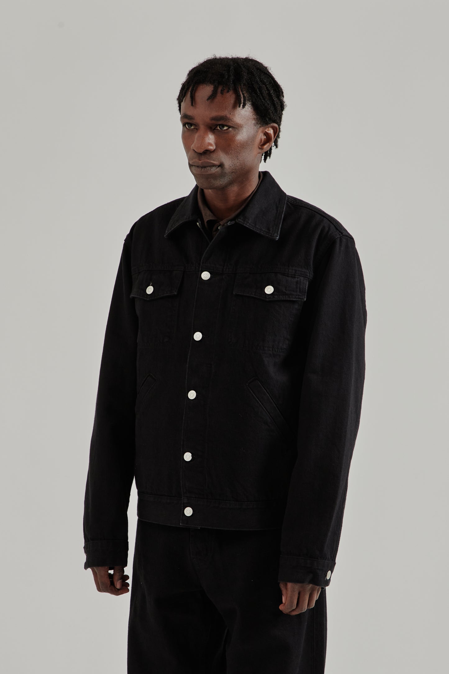 Another Aspect SS26 Another Denim Jacket 2.0 Black1408