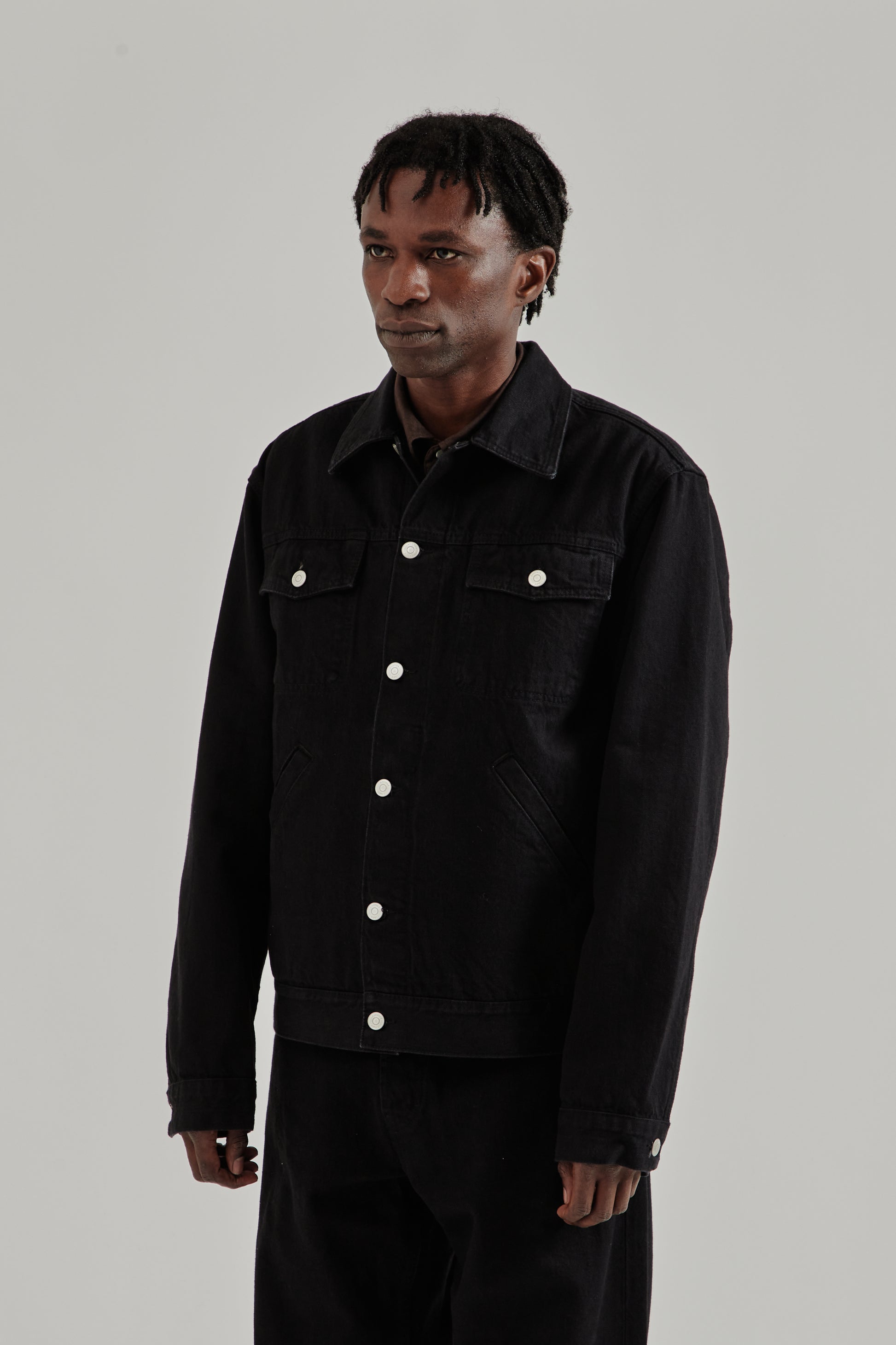 Another Aspect SS26 Another Denim Jacket 2.0 Black1408