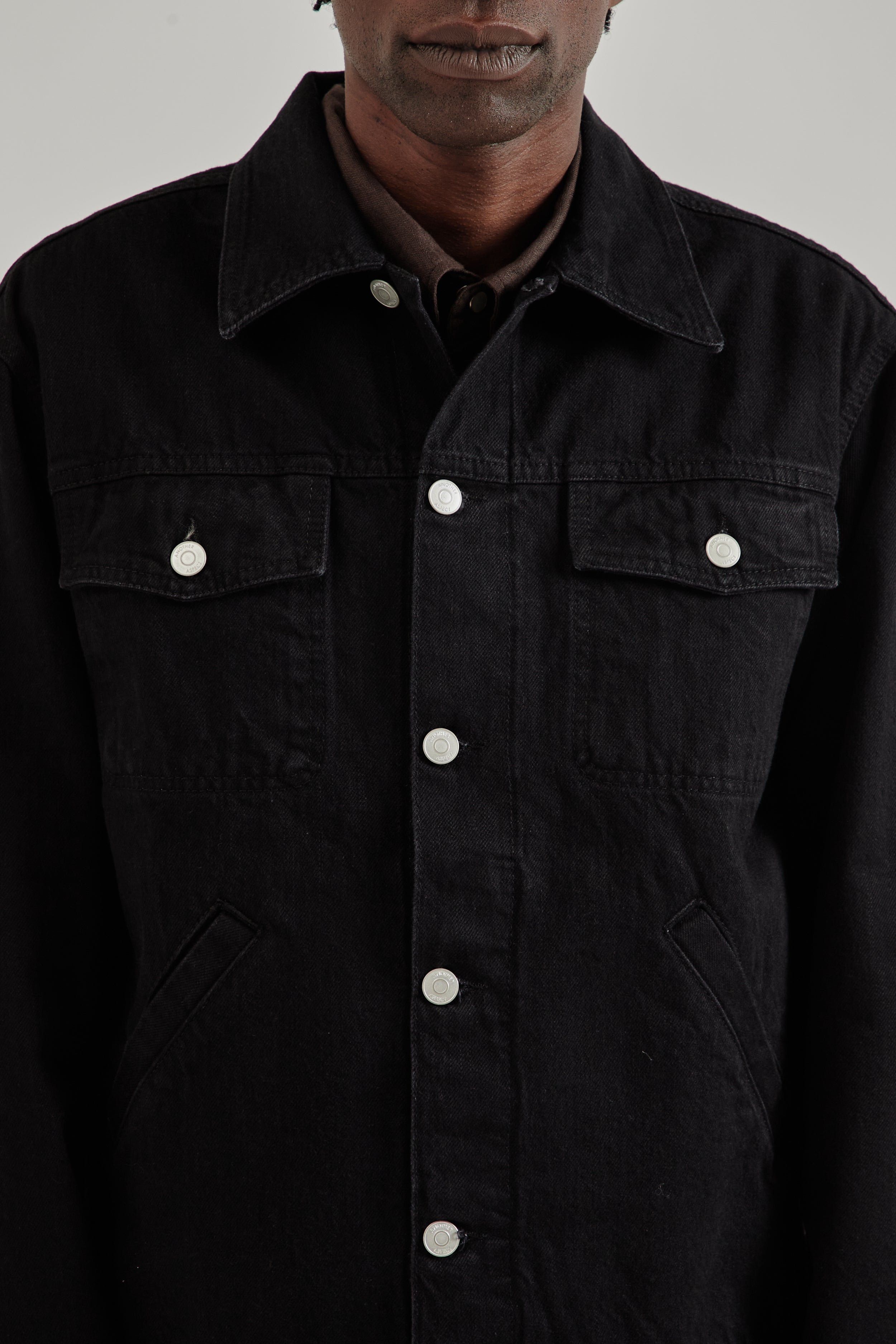 Another Aspect Another Denim Jacket 2.0 - Black | Wallace