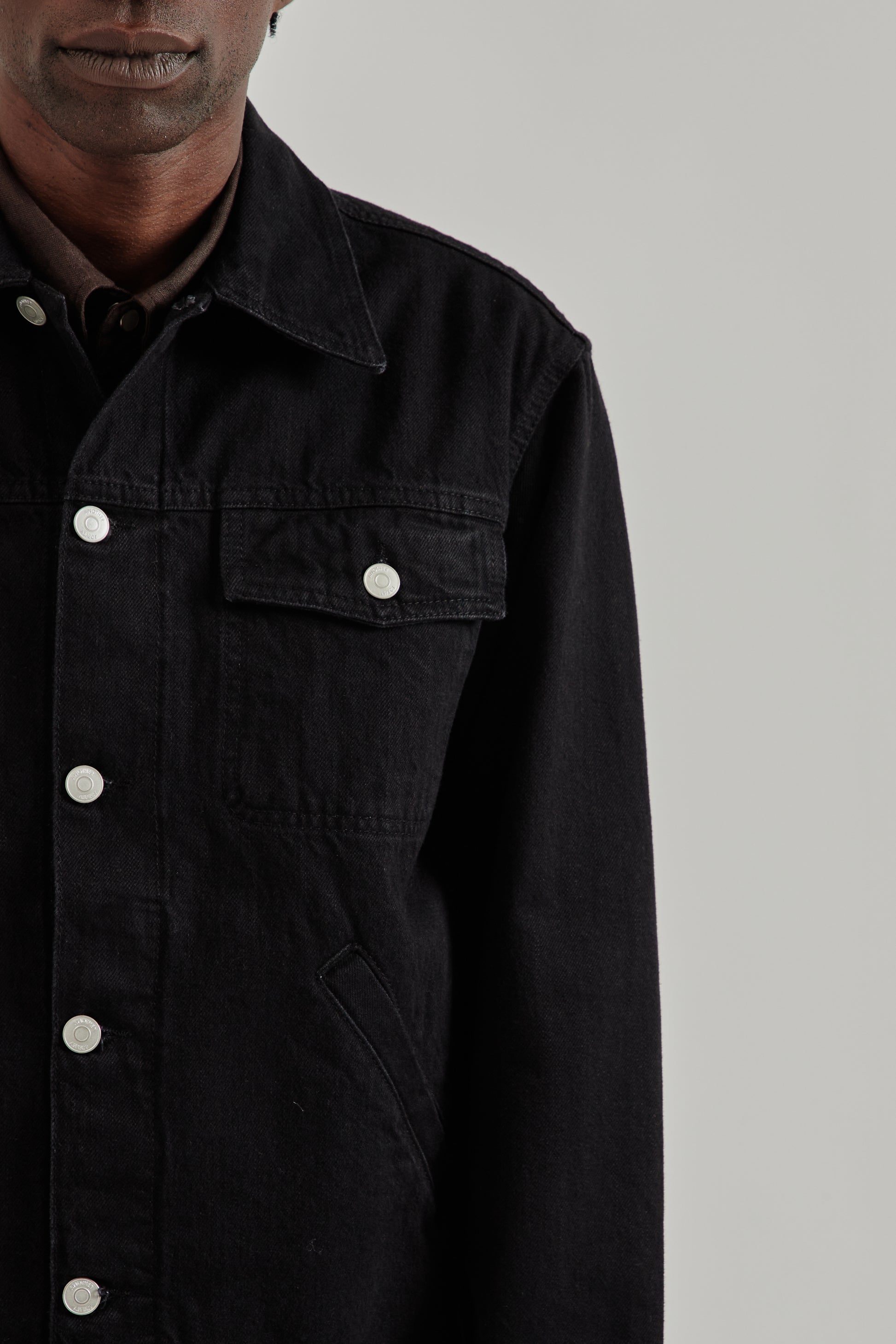 Another Aspect SS26 Another Denim Jacket 2.0 Black1416