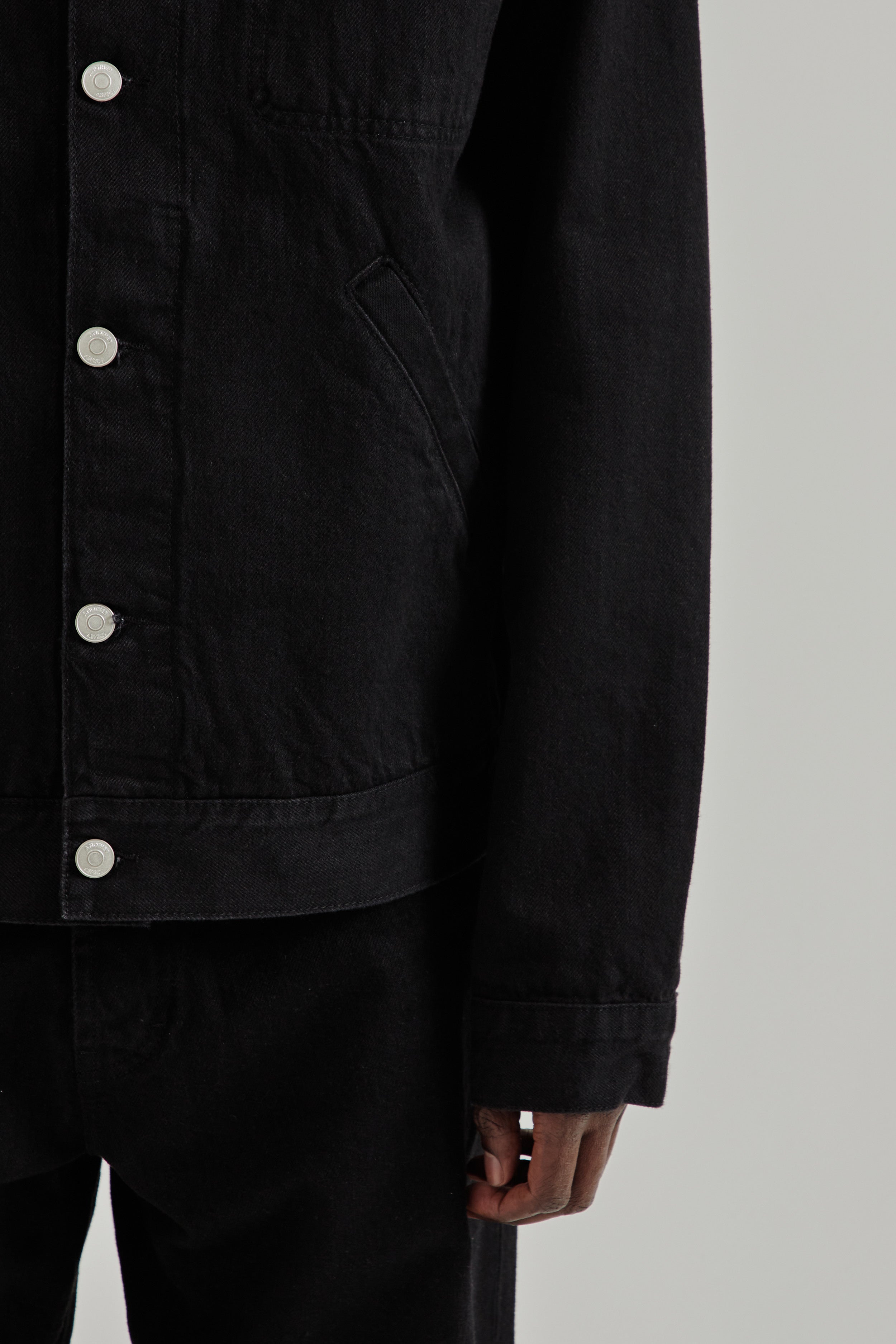 Another Aspect Another Denim Jacket 2.0 - Black | Wallace