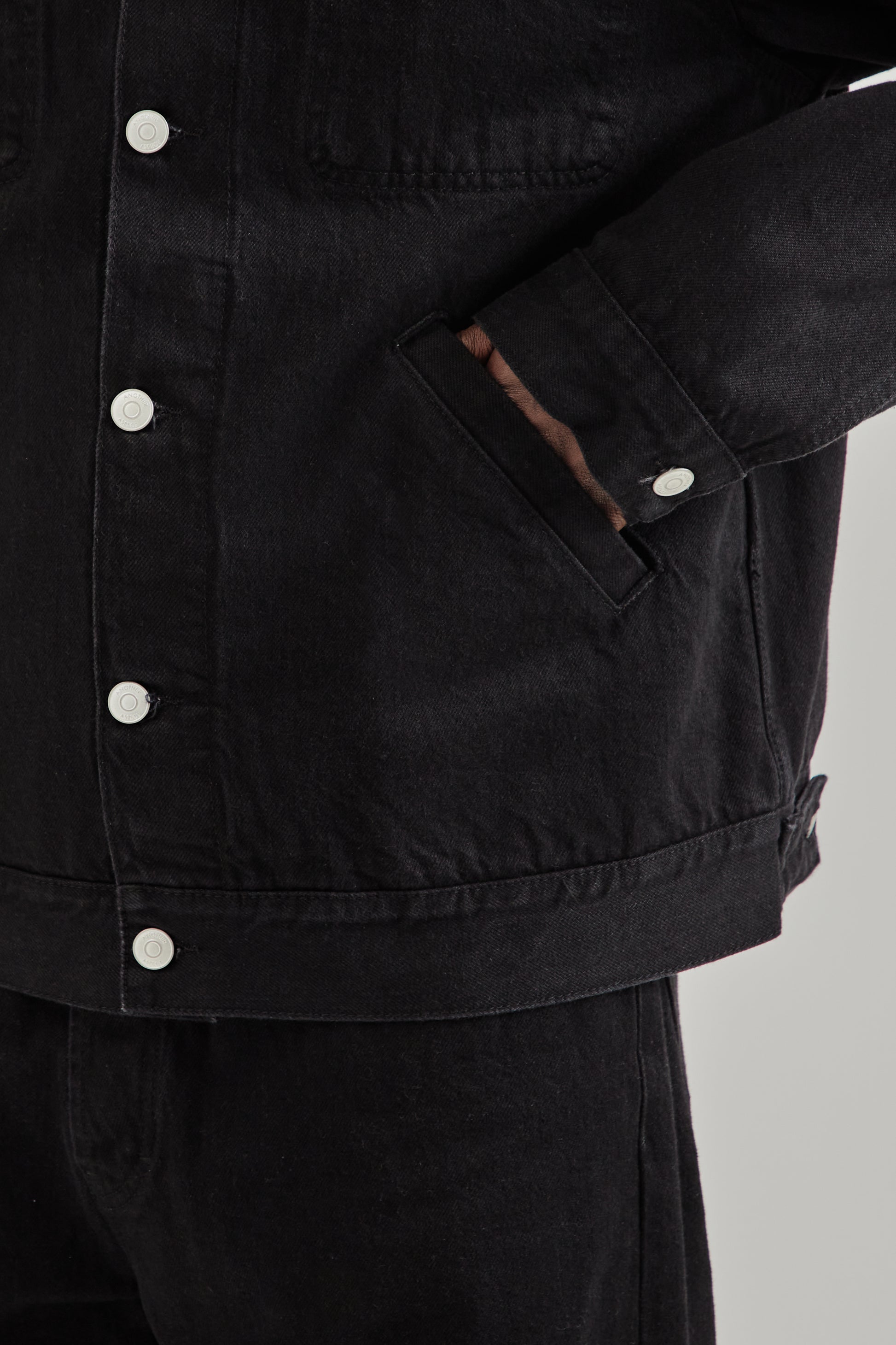 Another Aspect SS26 Another Denim Jacket 2.0 Black1418