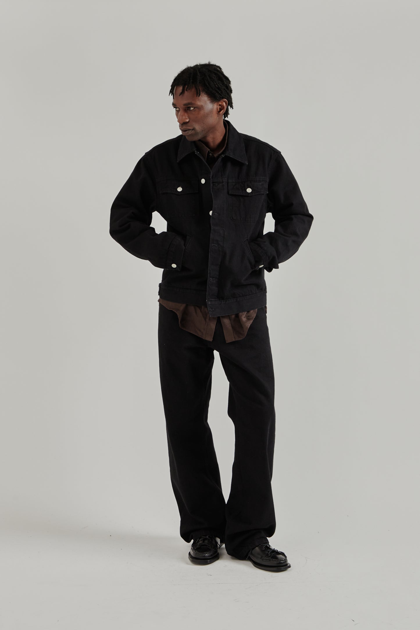 Another Aspect SS26 Another Denim Jacket 2.0 Black1425