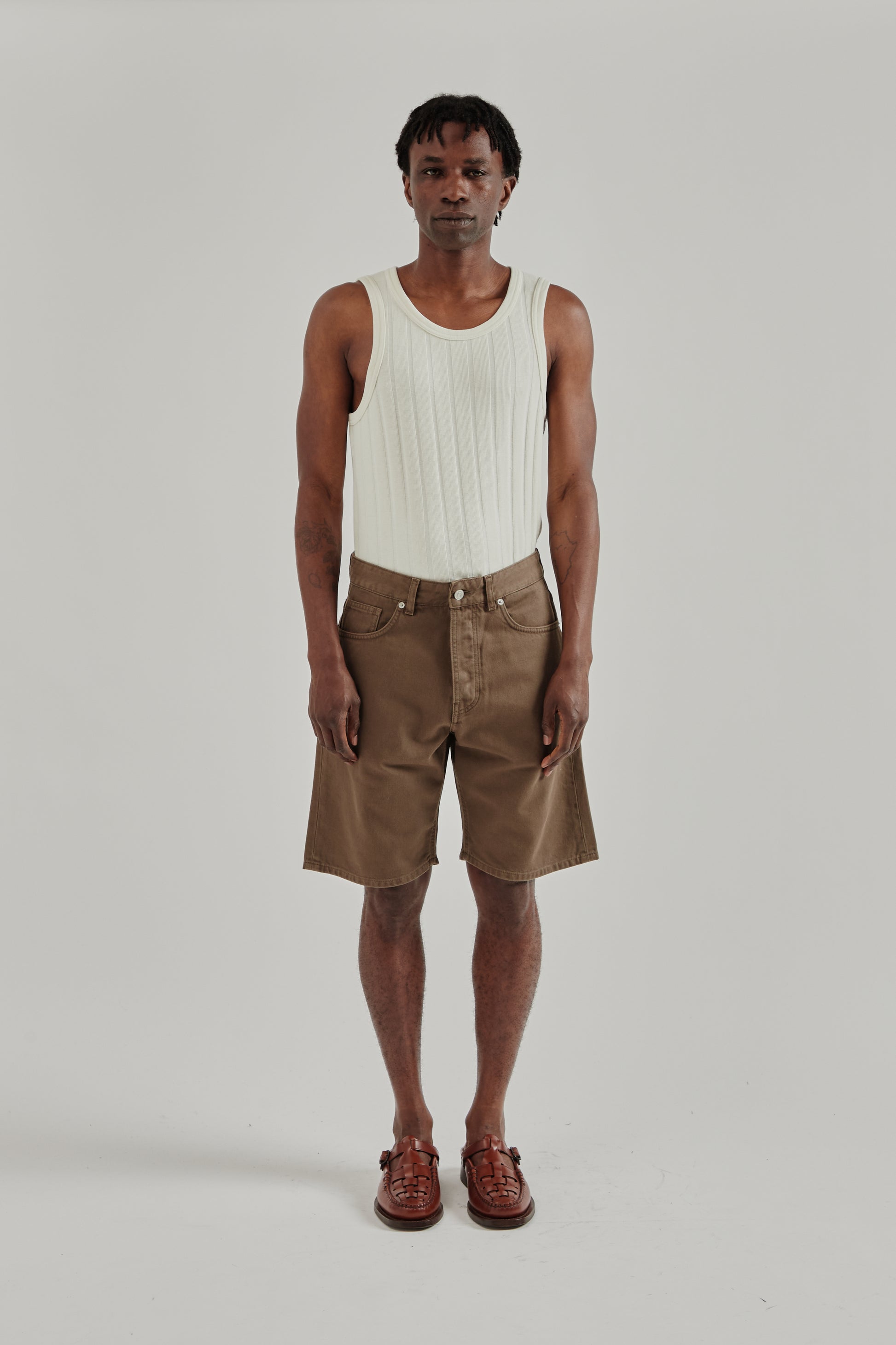 Another Aspect SS26 Another Denim Shorts 1.0 Brown1263