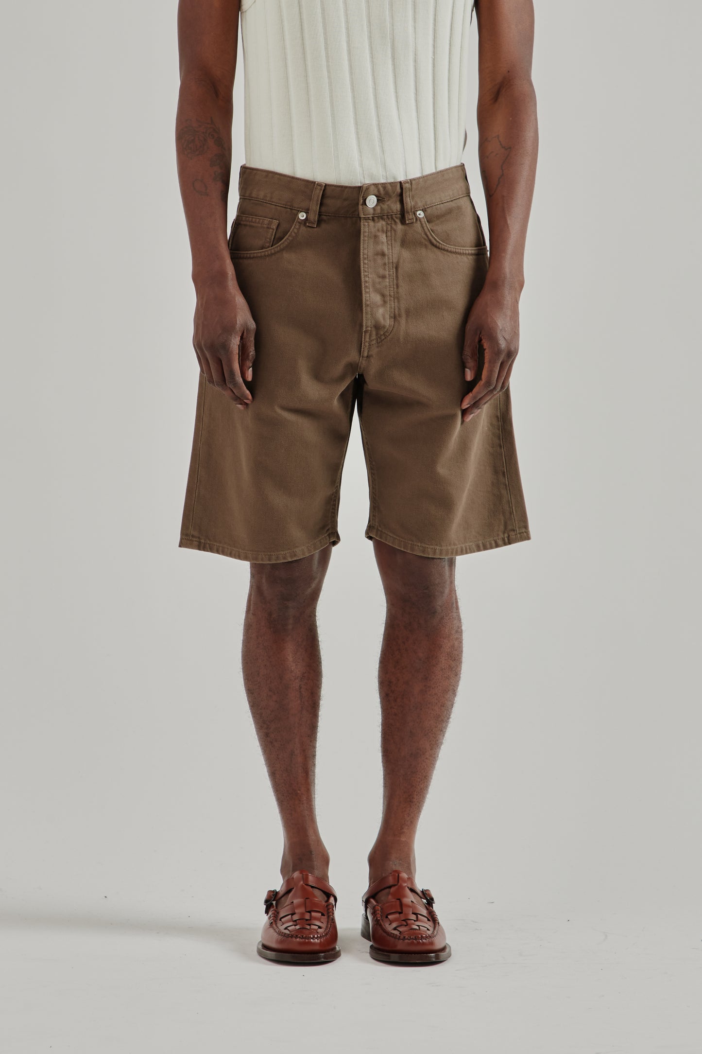 Another Aspect SS26 Another Denim Shorts 1.0 Brown1265
