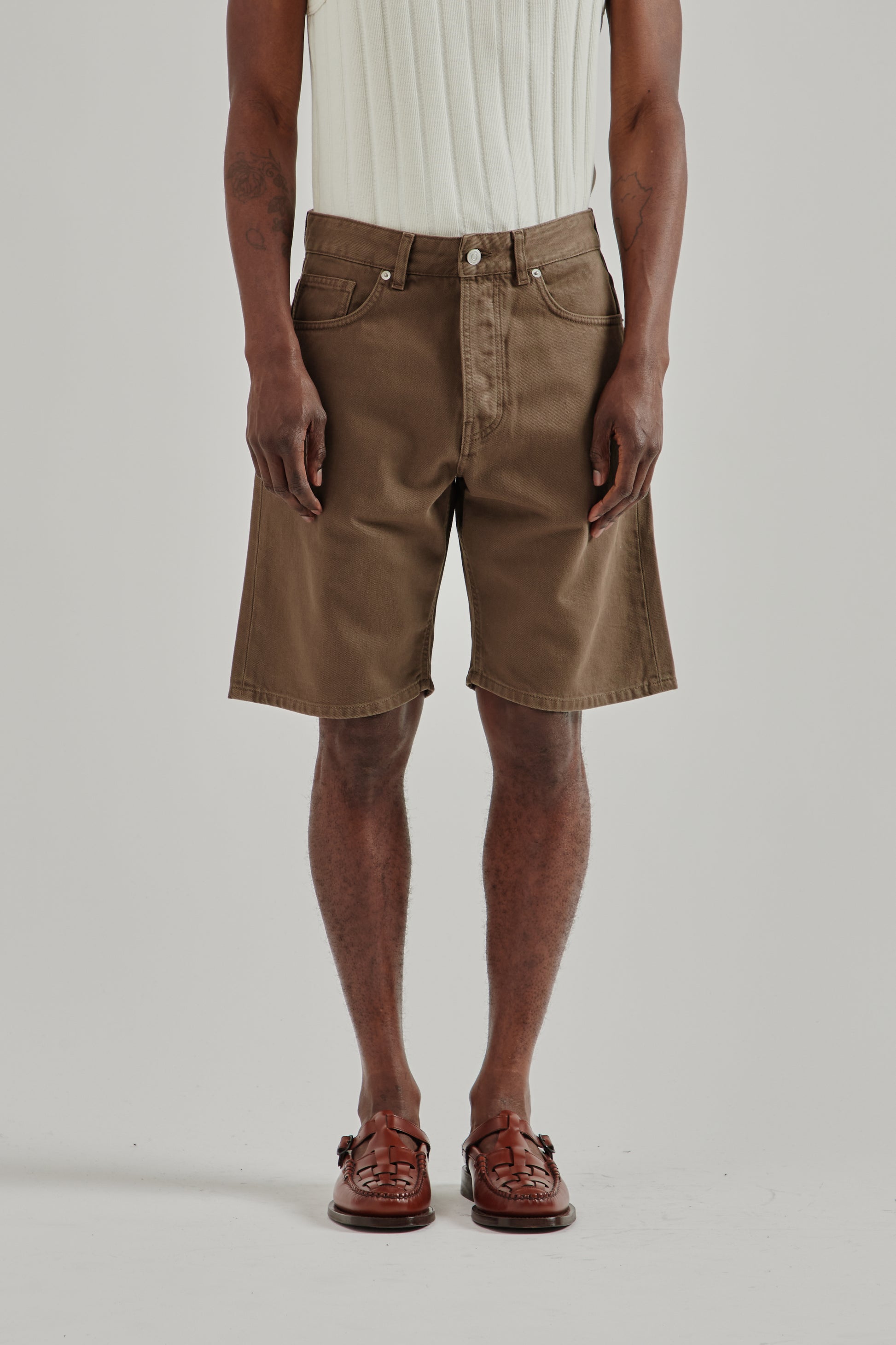 Another Aspect SS26 Another Denim Shorts 1.0 Brown1265