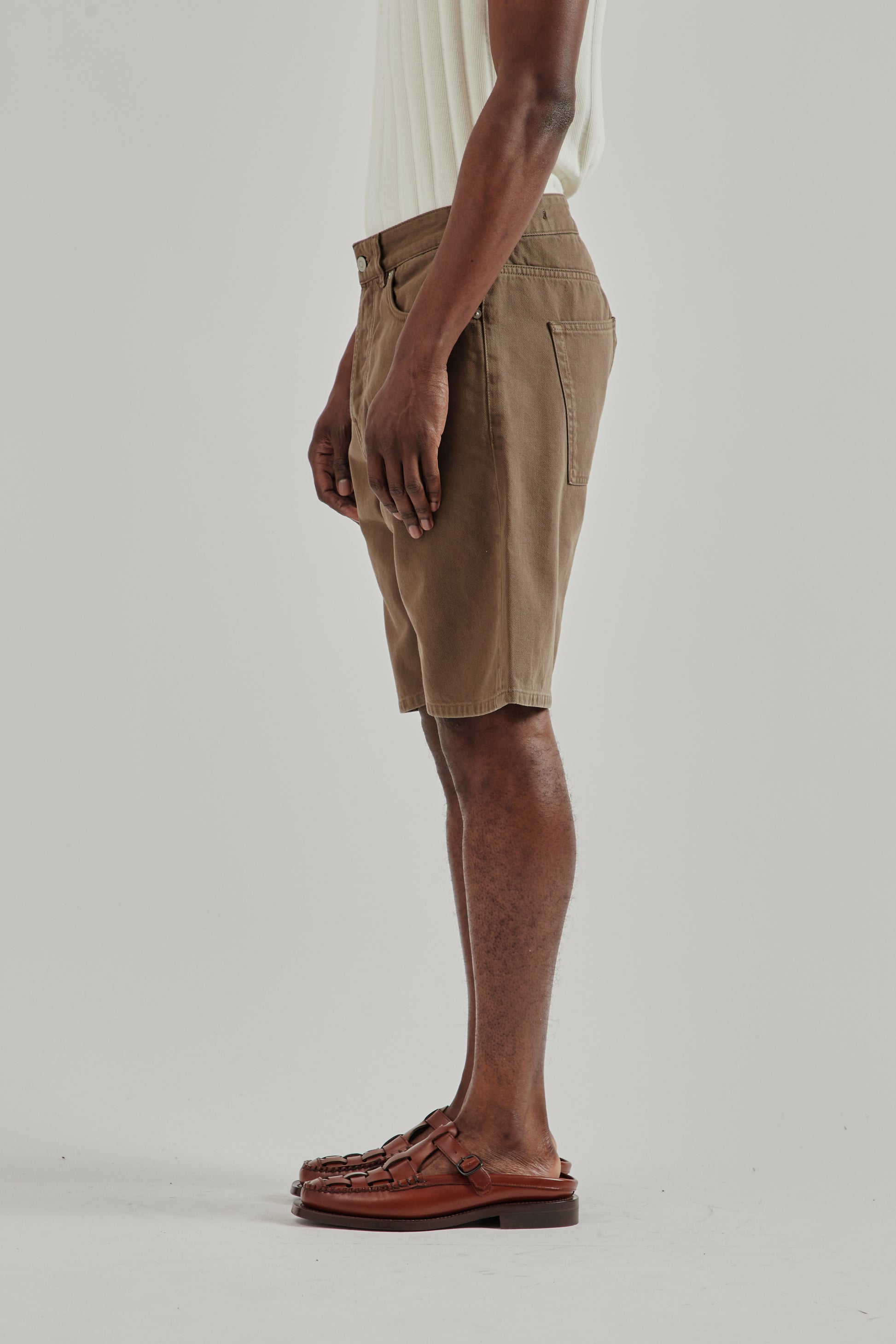 Another Aspect SS26 Another Denim Shorts 1.0 Brown1267