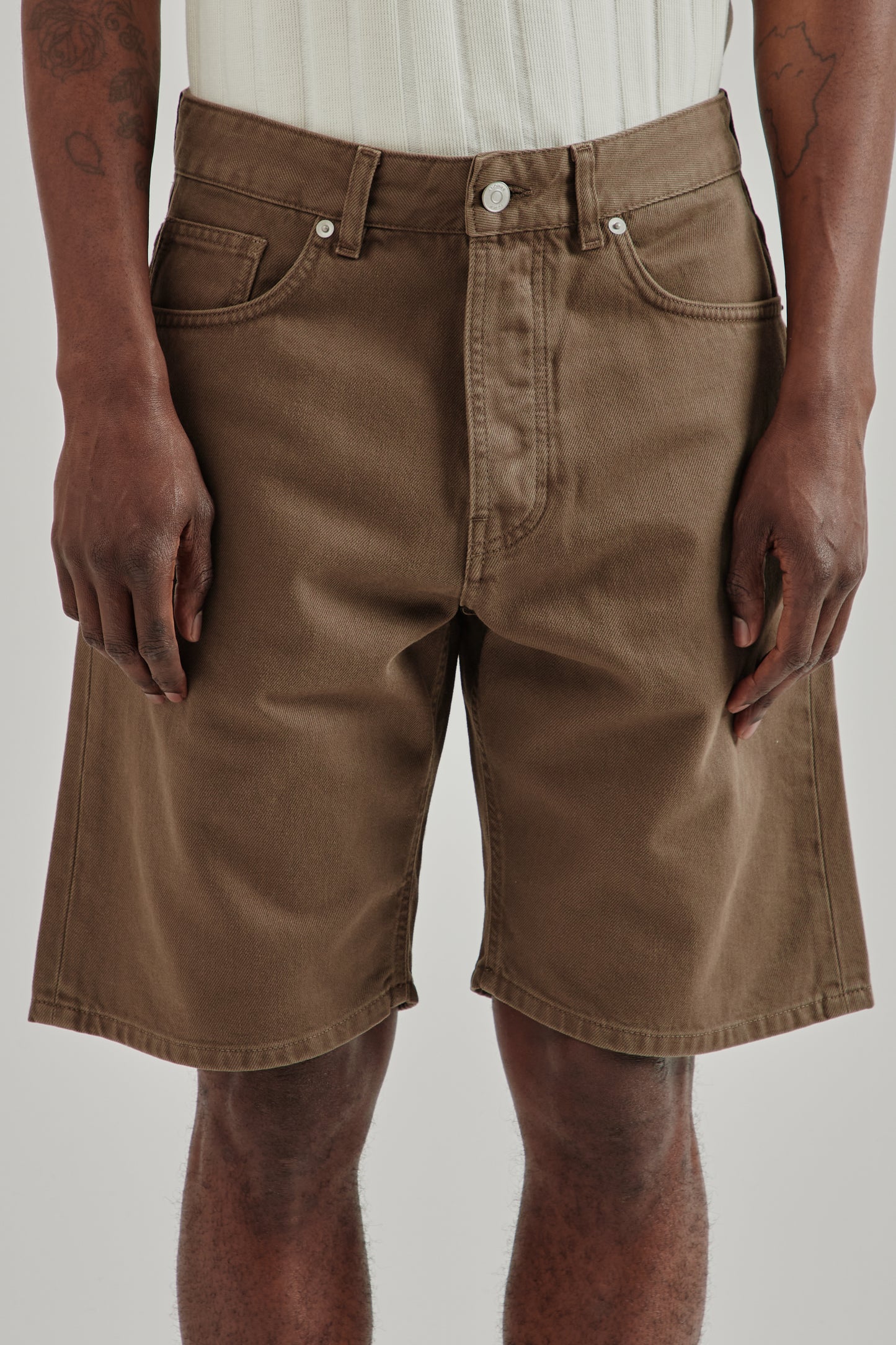 Another Aspect SS26 Another Denim Shorts 1.0 Brown1276