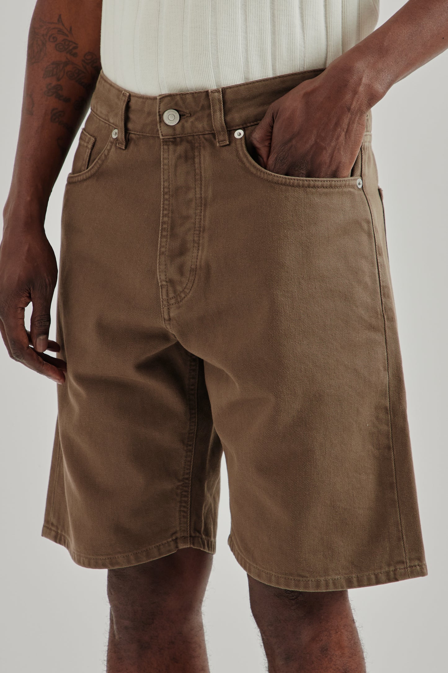 Another Aspect SS26 Another Denim Shorts 1.0 Brown1277