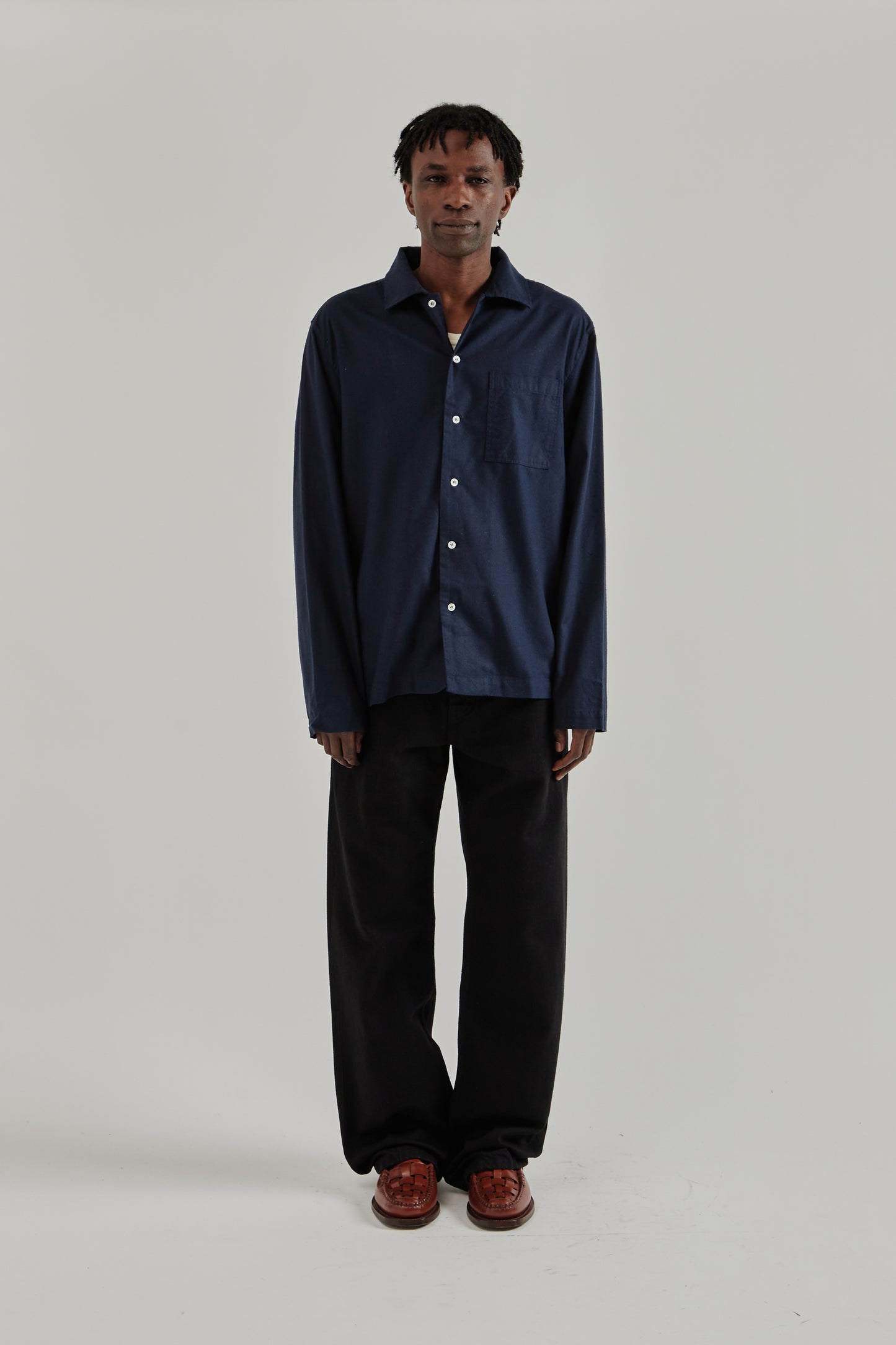 Another Aspect SS26 Another Shirt 2.1 Night Sky Navy1166