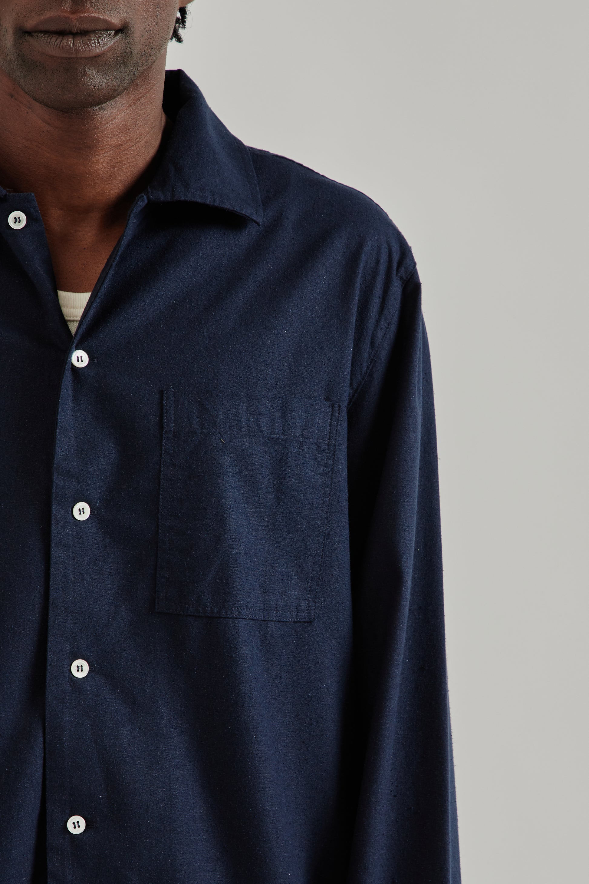 Another Aspect SS26 Another Shirt 2.1 Night Sky Navy1178