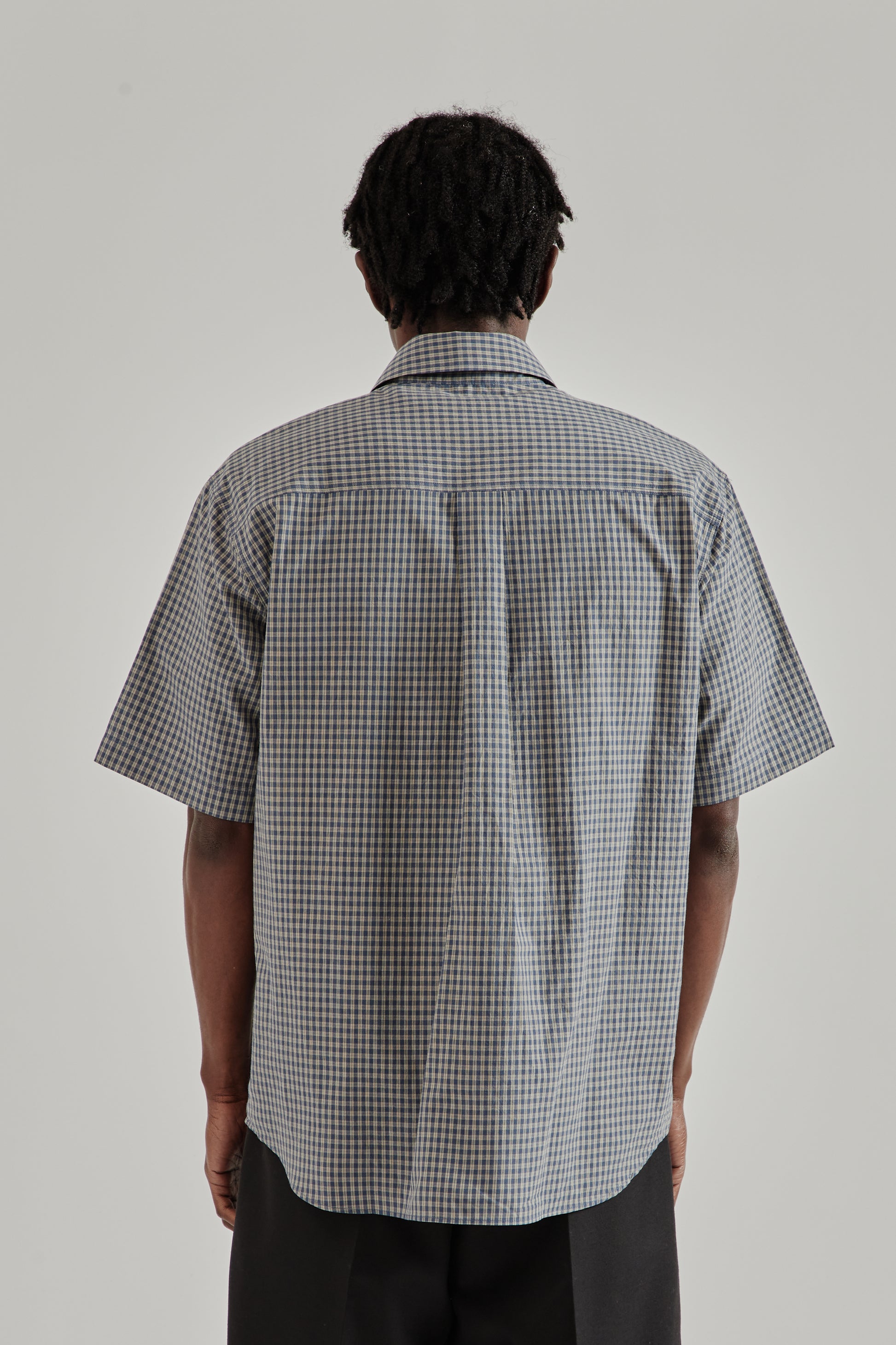 Another Aspect SS26 Another Shirt 4.1 JPN Blue Check1042
