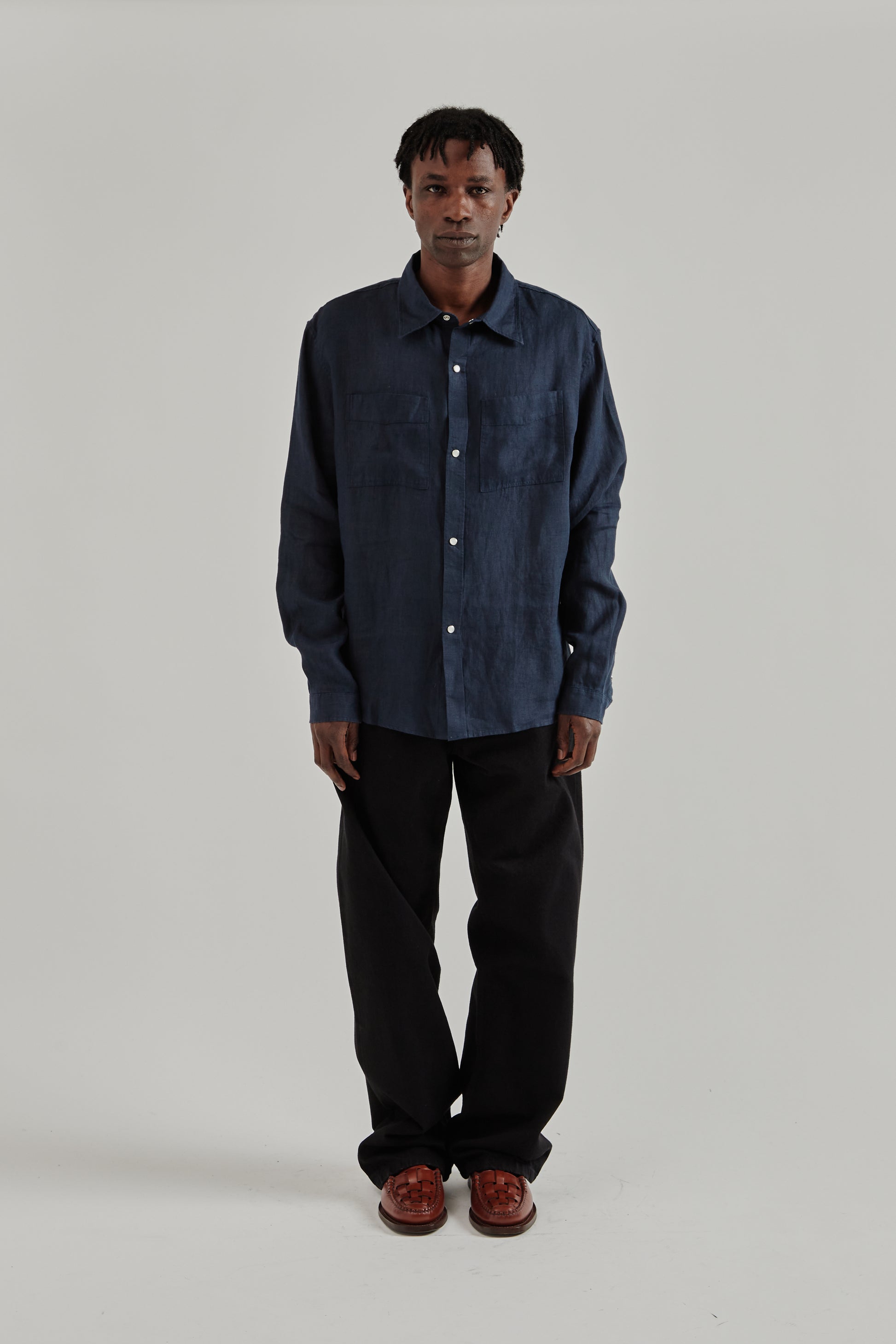 Another Aspect SS26 Another Shirt 5.0 Navy1142