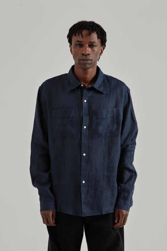 Another Aspect SS26 Another Shirt 5.0 Navy1144