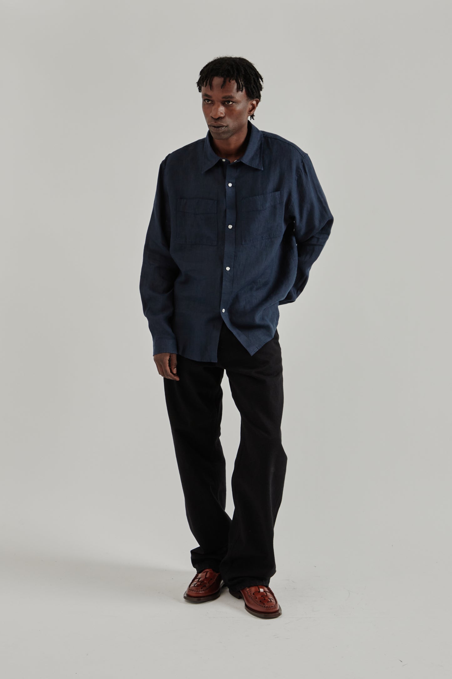 Another Aspect SS26 Another Shirt 5.0 Navy1158