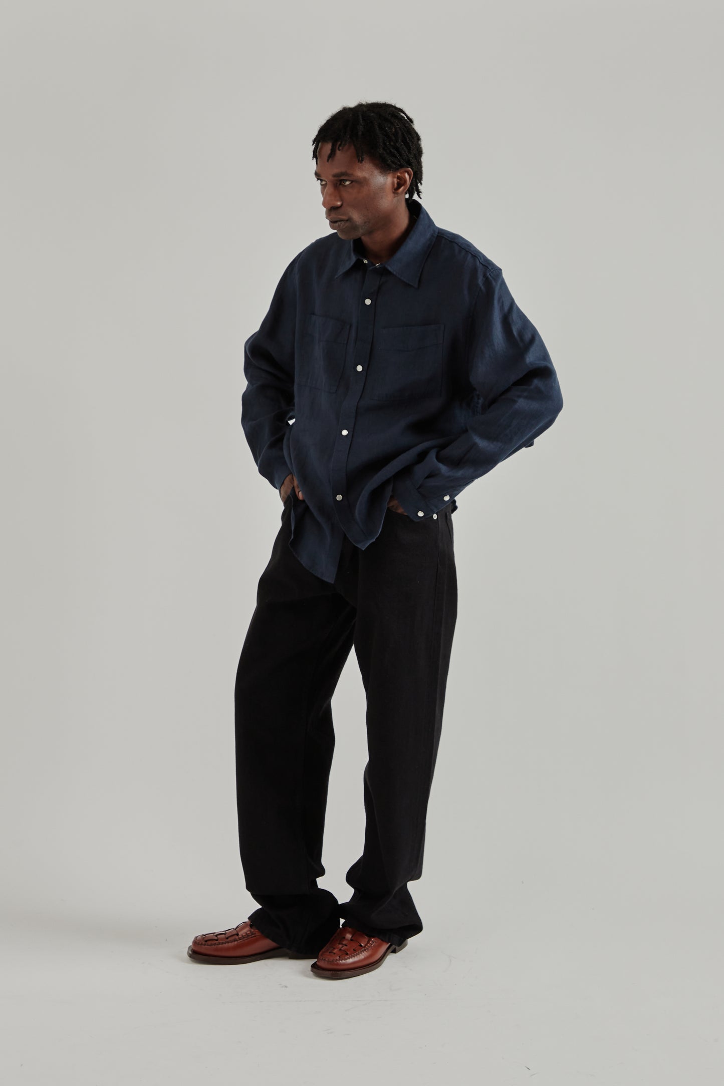 Another Aspect SS26 Another Shirt 5.0 Navy1161