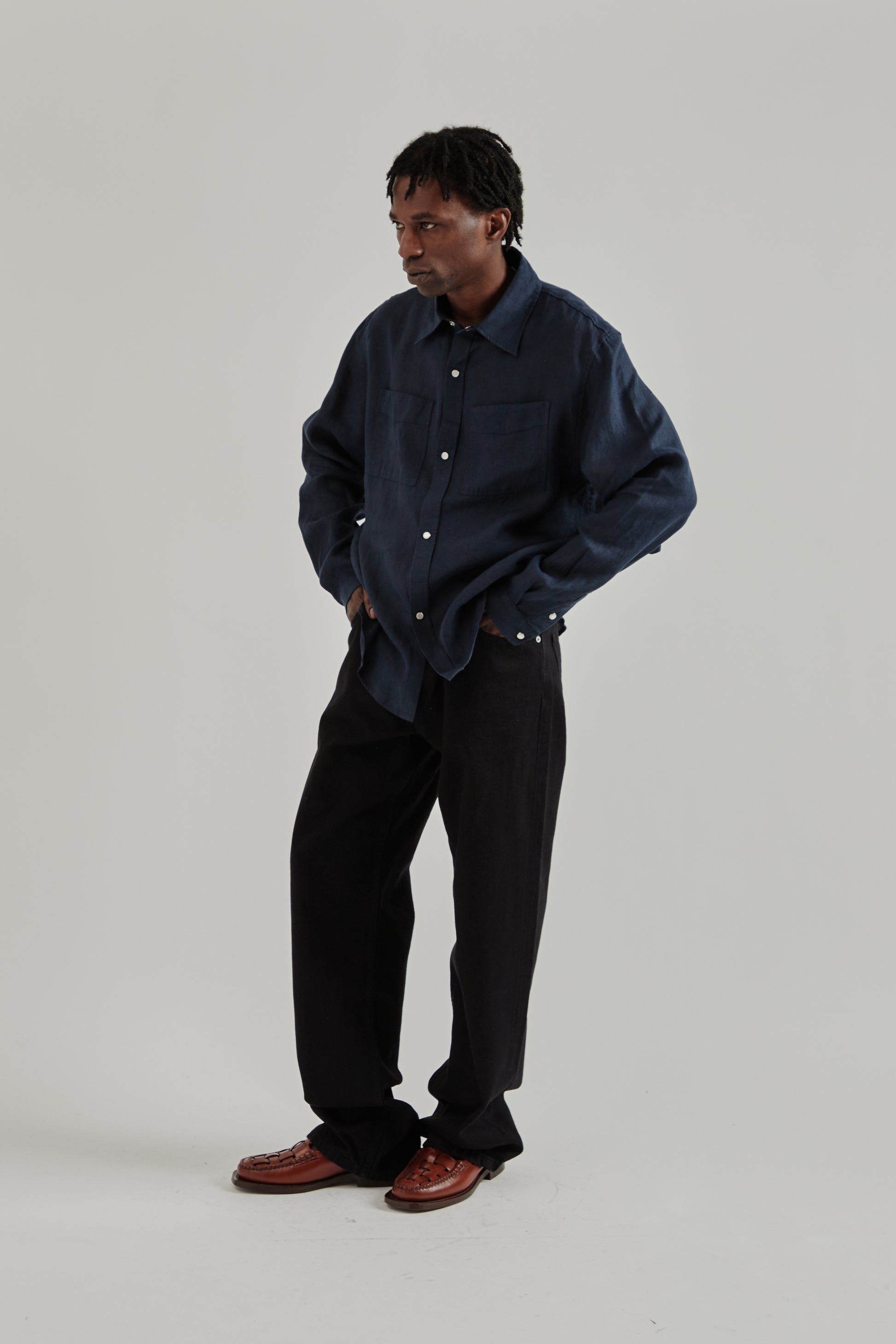 Another Aspect SS26 Another Shirt 5.0 Navy1161