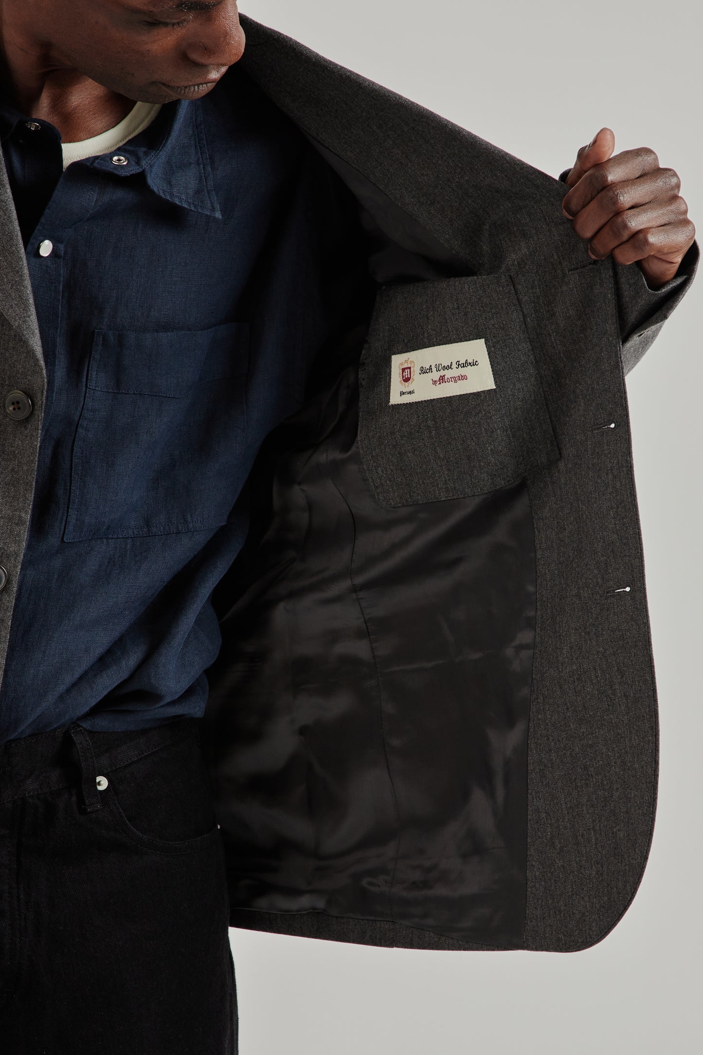 Another Aspect SS26 Another Suit Jacket 1.0 Grey1252