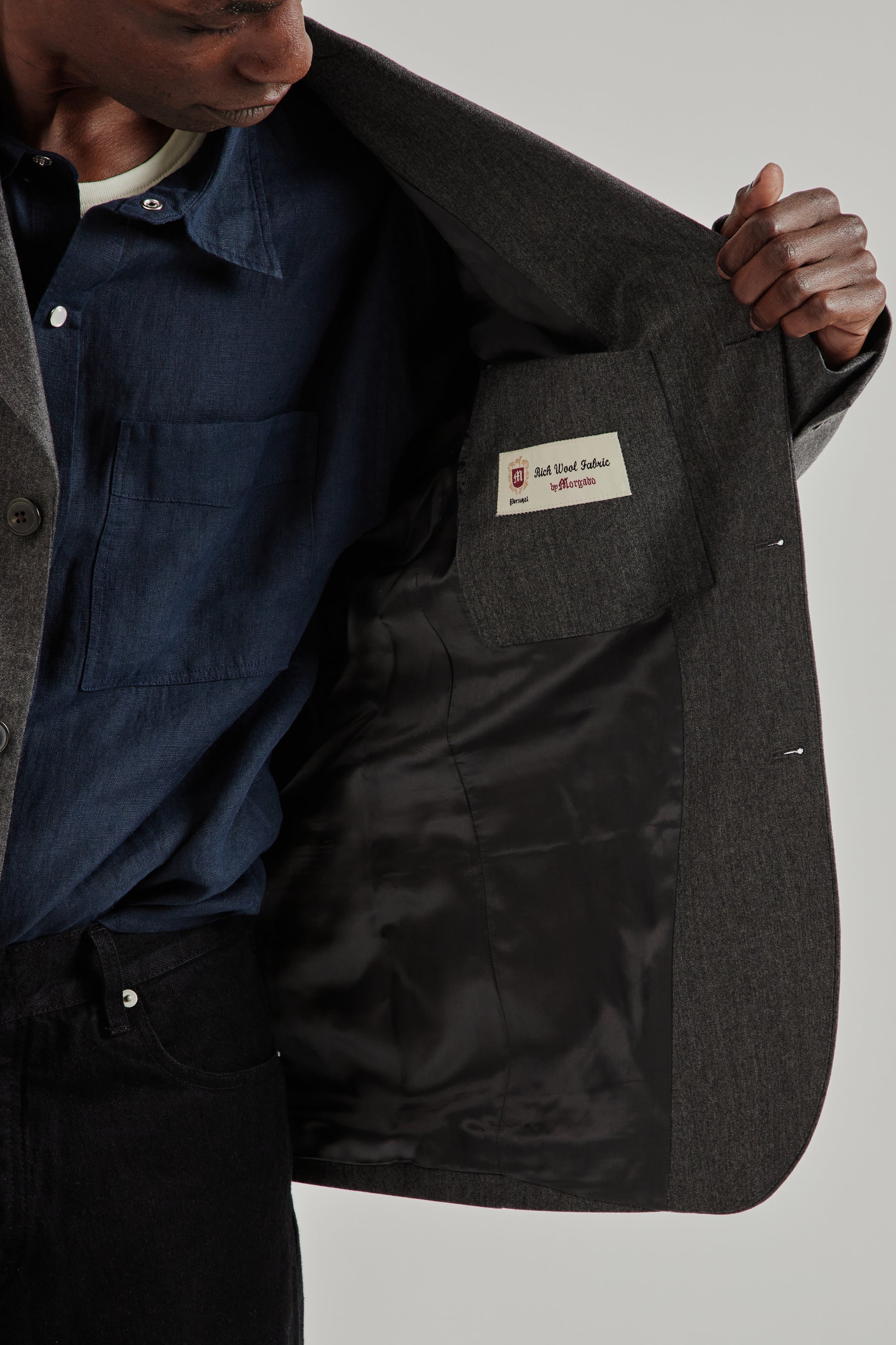 Another Aspect SS26 Another Suit Jacket 1.0 Grey1252